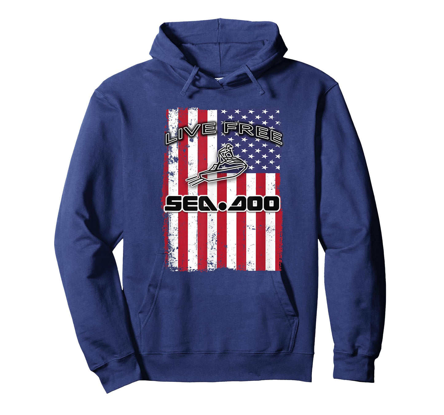 Big Wave - Seadoo American Live Free T-Shirt