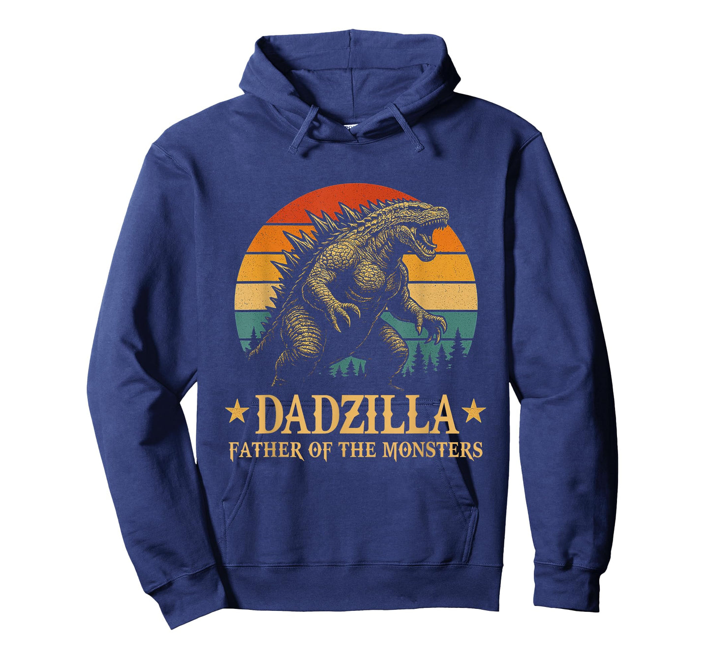 Dadzilla-Father Of The Monsters Funny Dad Father's Day T-Shirt