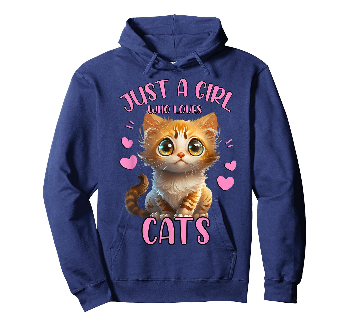 Just a Girl Who Loves Cats Cute Cat Lover Girl Woman T-Shirt