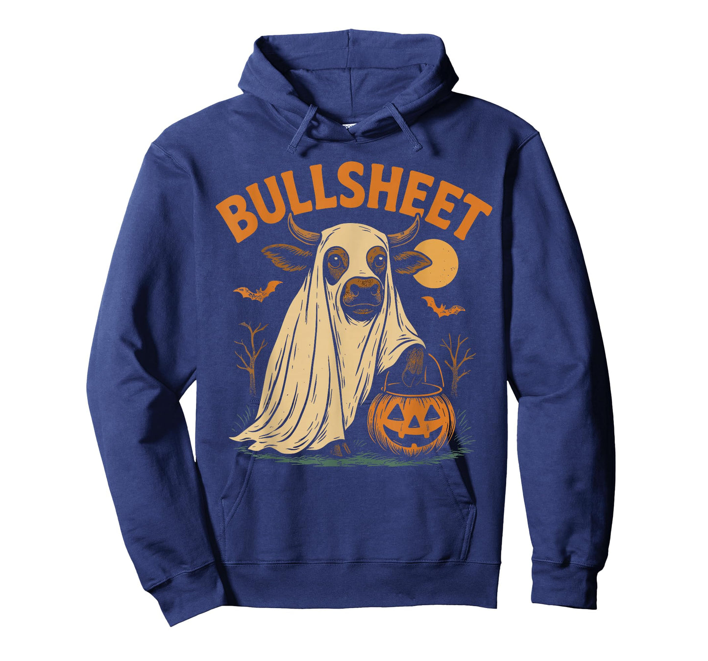 Bullsheet Ghost Cow - Funny Country Halloween T-Shirt