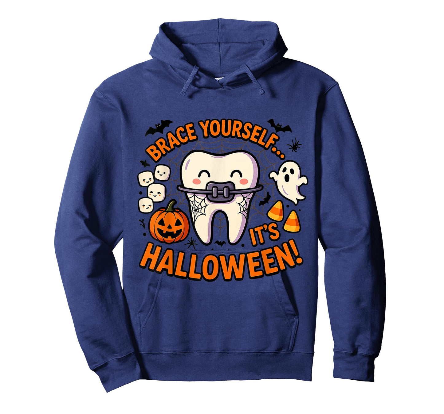Brace Yourself Funny Tooth Halloween Costume Men Women Kids T-Shirt
