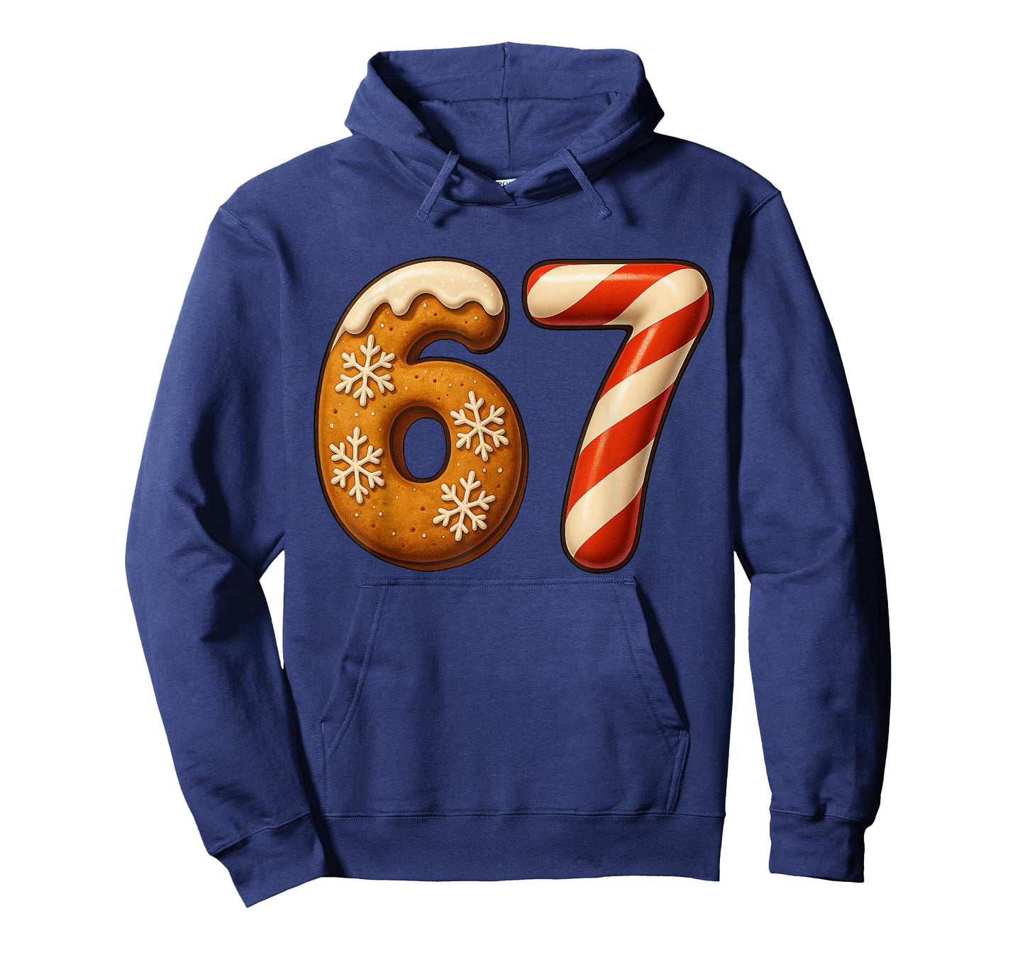 67 Six Seven 6-7 Gingerbread Candy Cane Christmas Kids Meme T-Shirt