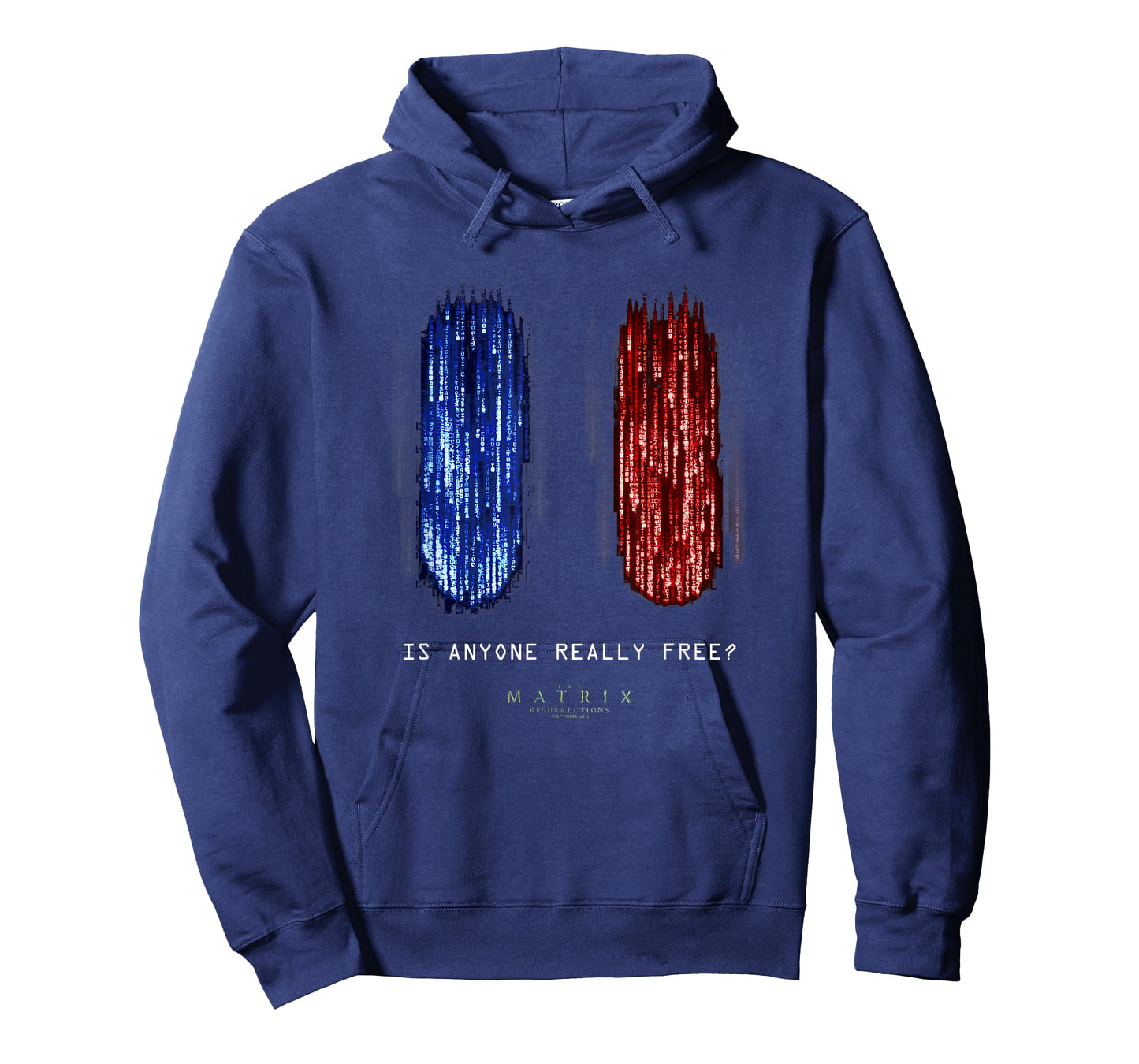 The Matrix Resurrections Red Versus Blue Pill Poster T-Shirt