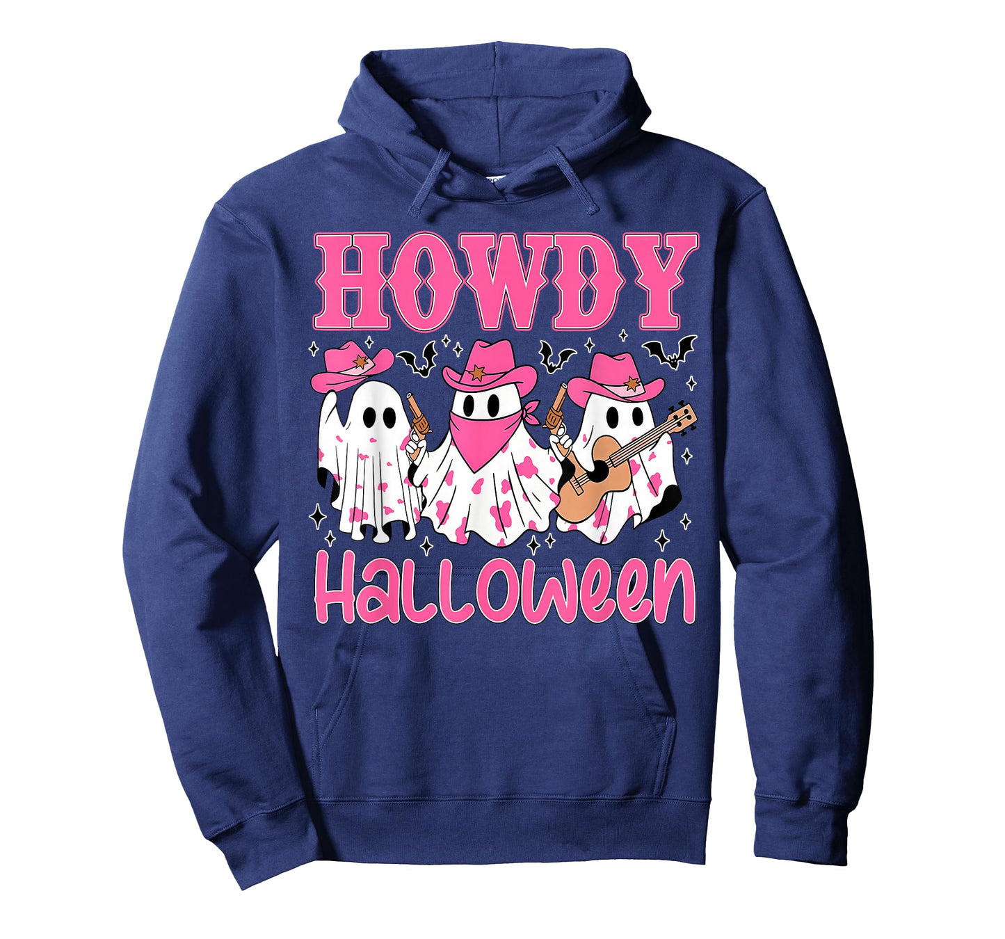 Boo Haw Retro Western Halloween Cowboy Ghost Howdy Men Kid T-Shirt