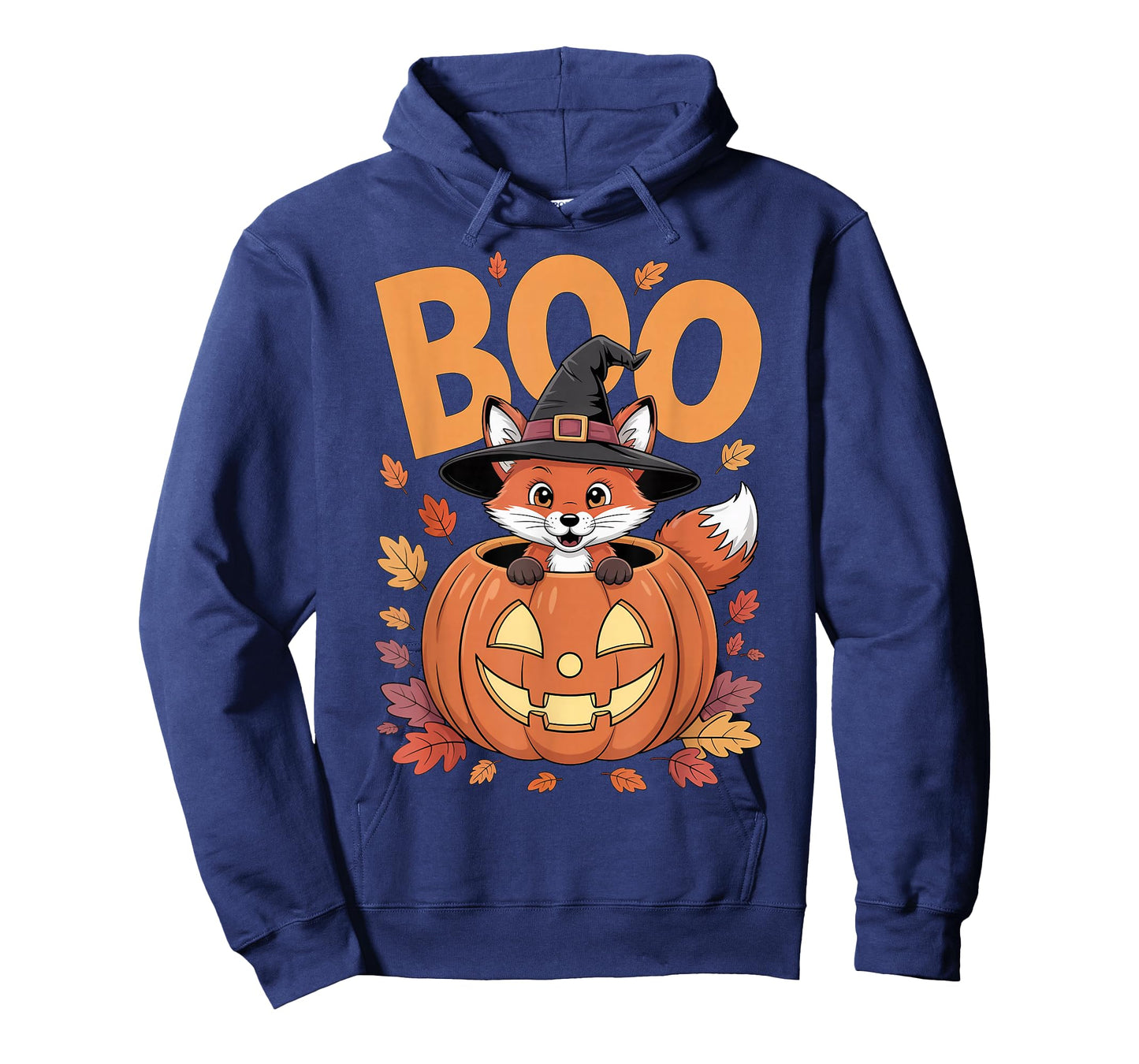 Fox Costume on Pumpkin Halloween Fox T-Shirt