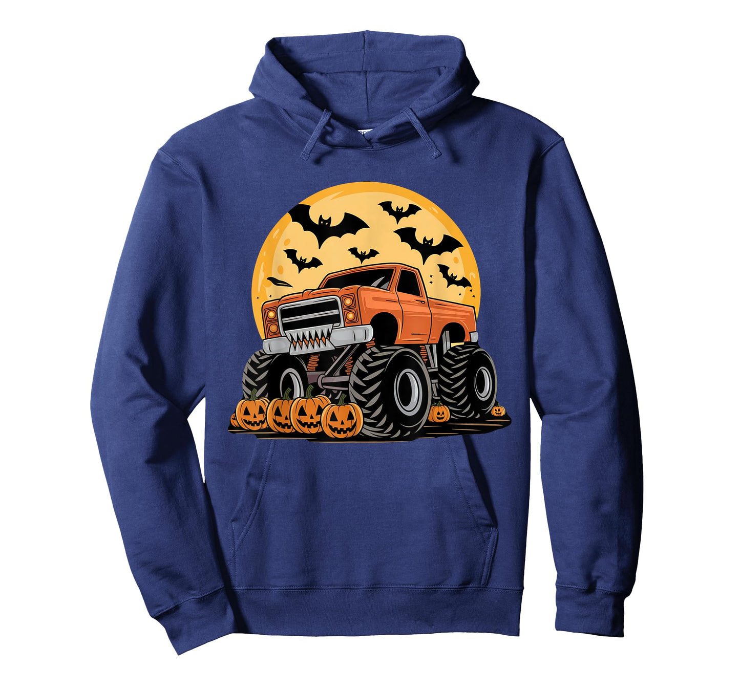 Halloween Shirts for Kids Boys Monster Truck Pumpkins T-Shirt