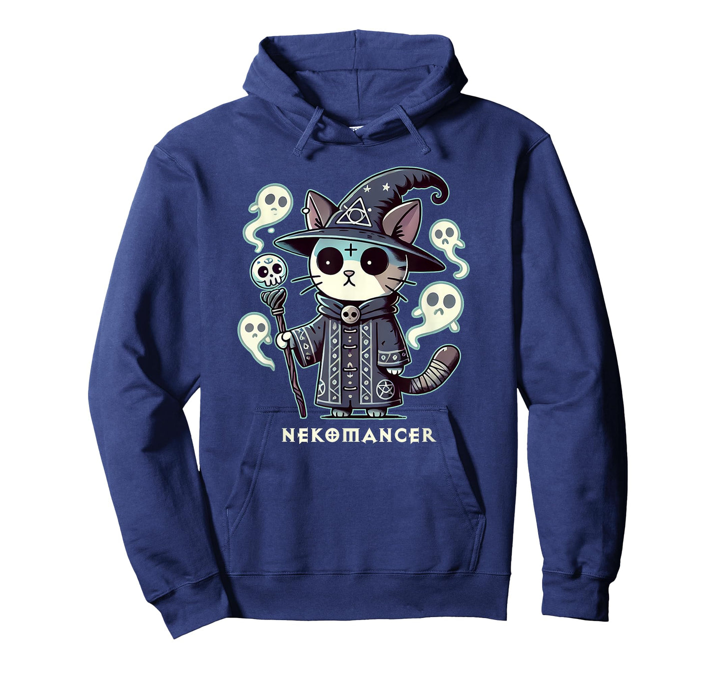 RPG Cat Nekomancer | Neko Cat ARPG Necromancer RPG Gamer LARP D20 T-Shirt - Black, Small, Short Sleeve, Unisex-Adults and Unisex-Kids