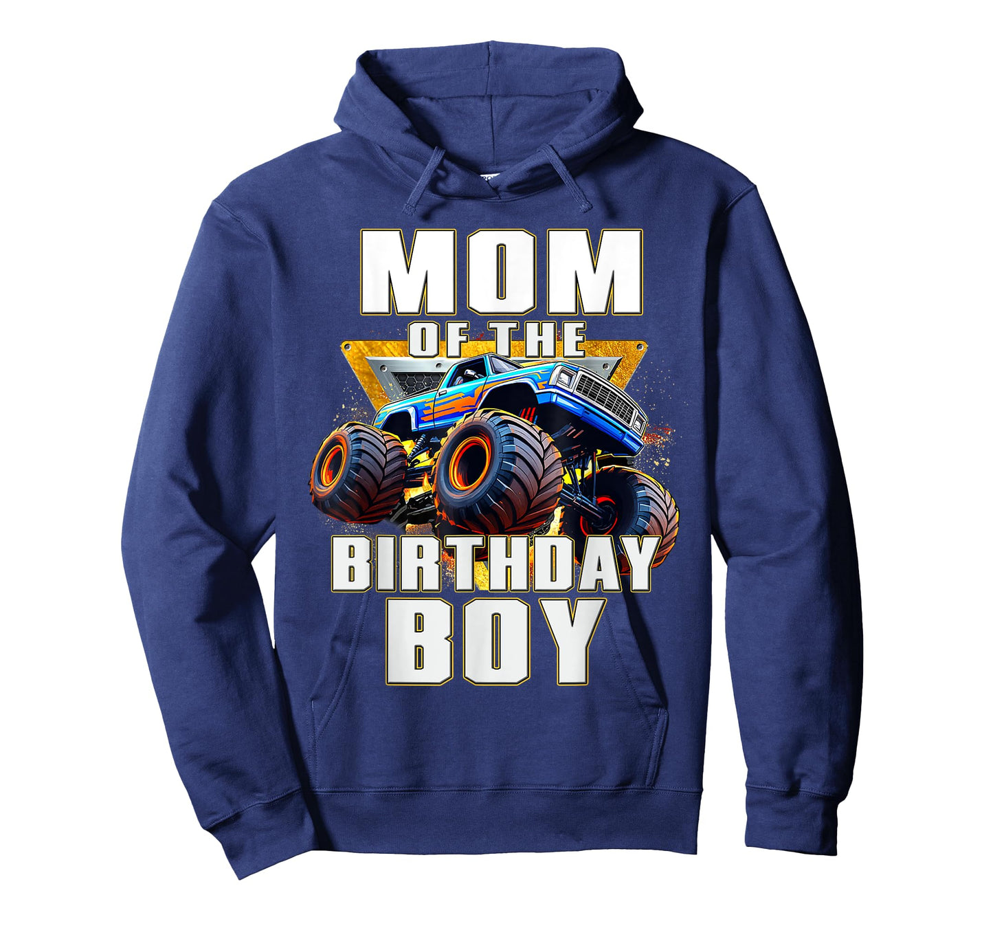 Kids Mom Of The Birthday Boy Monster Truck Birthday Party T-Shirt