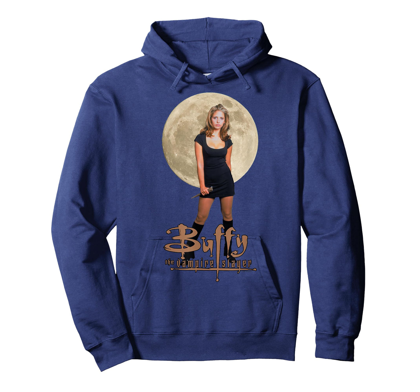 Buffy the Vampire Slayer Buffy Photo with Moon TV Show T-Shirt