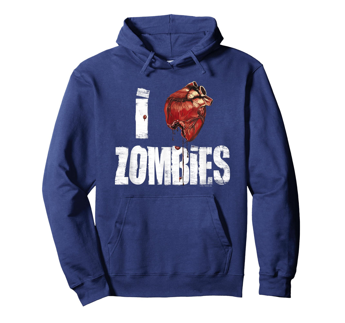 I Heart Zombies Adult T-Shirt T-Shirt