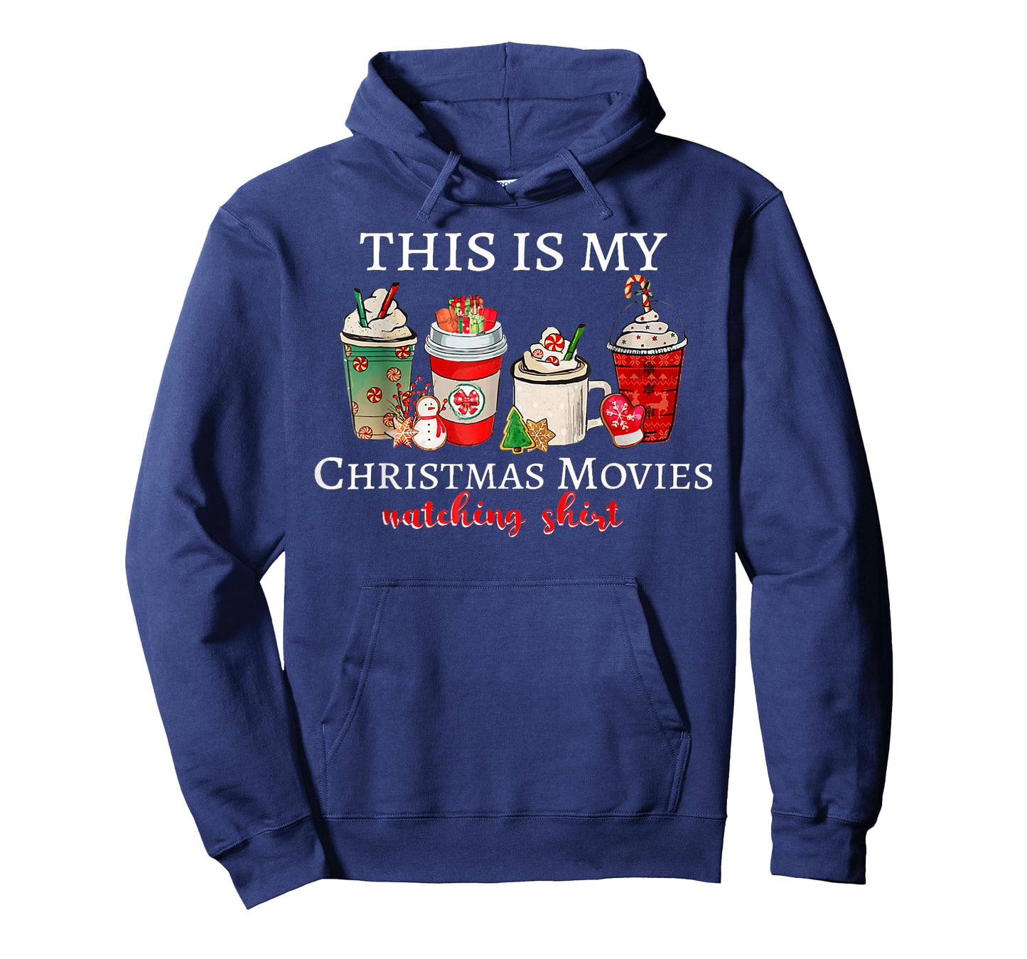 Groovy Fun Christmas This Is My Christmas Movie Watching T-Shirt