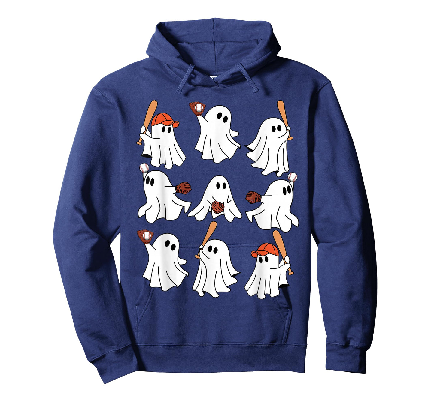 Boo Ghost Halloween Baseball Happy Halloween Baseball Lover T-Shirt