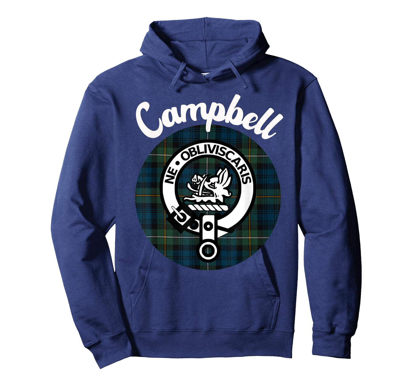 Campbell Clan Scottish Name Coat Of Arms Tartan T-Shirt