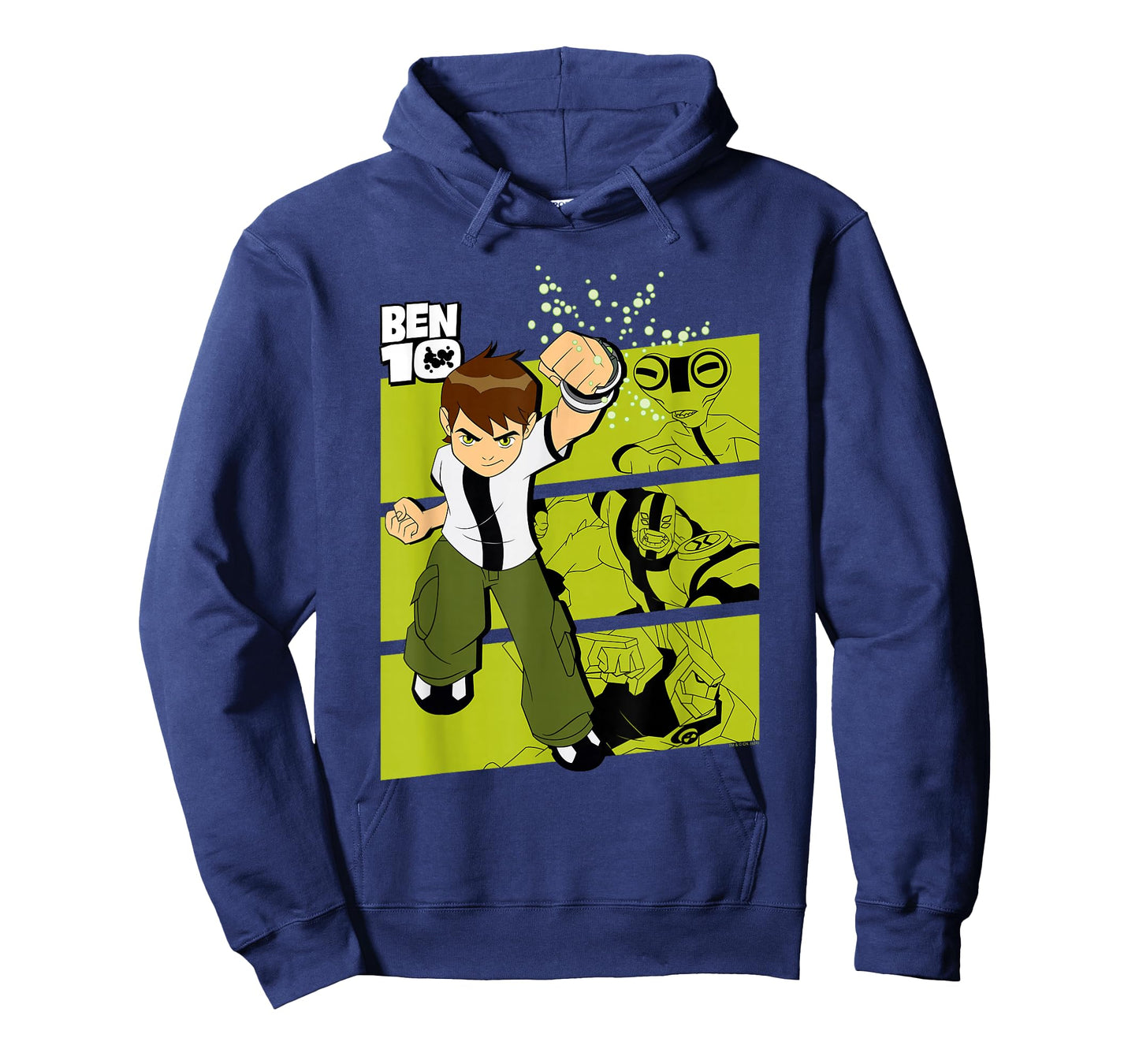 Ben 10 Three Alien Transformation Blocks Cartoon T-Shirt