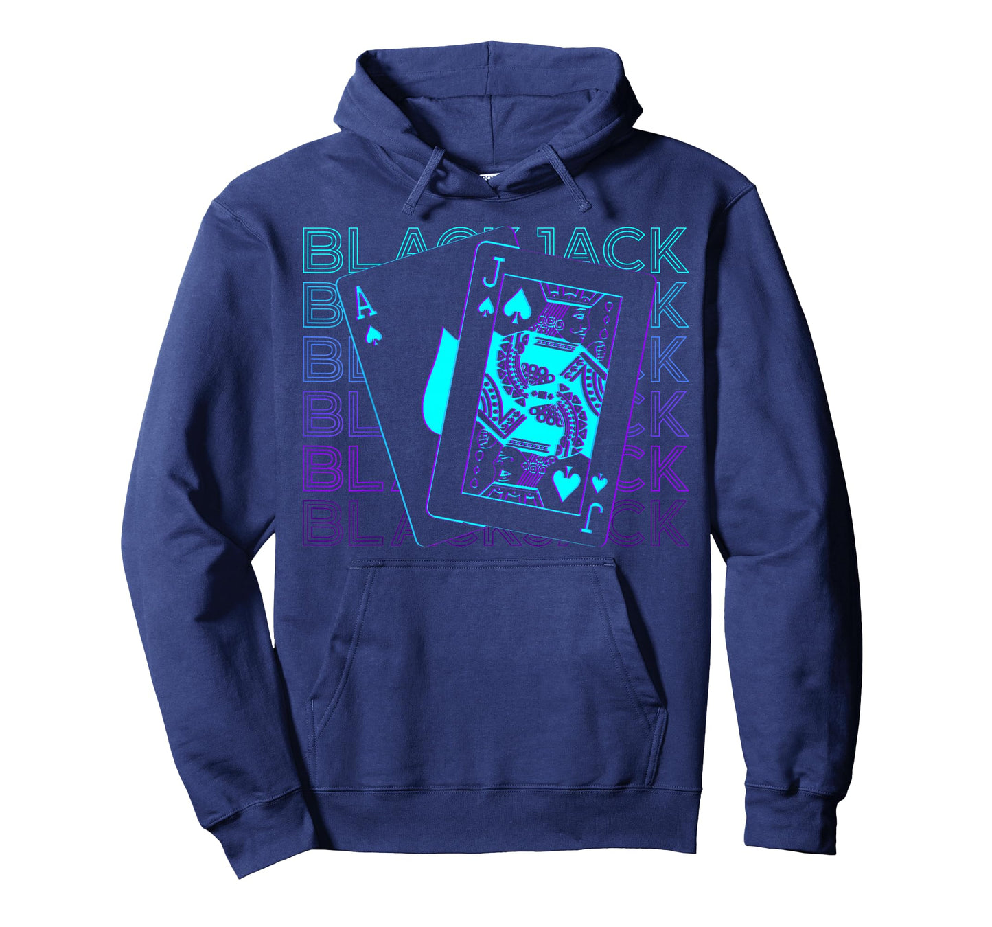 Blackjack Jack Of Spade Ace Spades Retro T-Shirt
