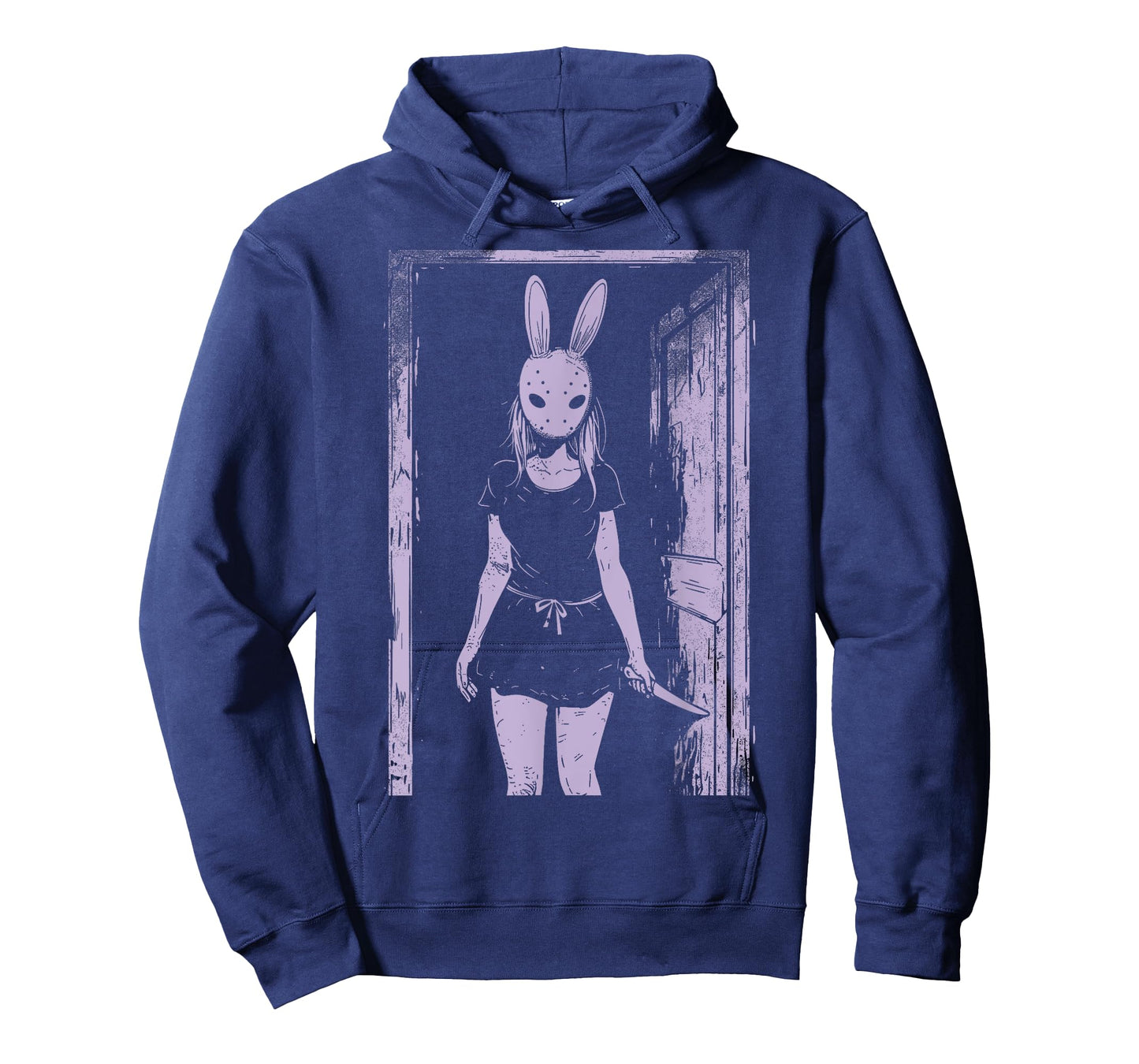 Horror Girl Bunny Mask Slasher Rabbit Pastel Goth Creepy T-Shirt