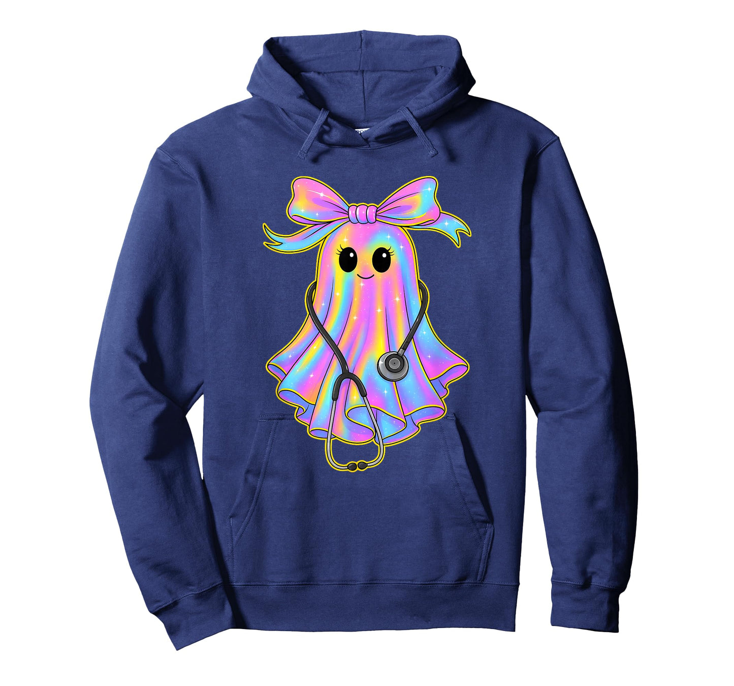 Fun Halloween Ghost for Nurses Medical Staff Coquette Bow T-Shirt