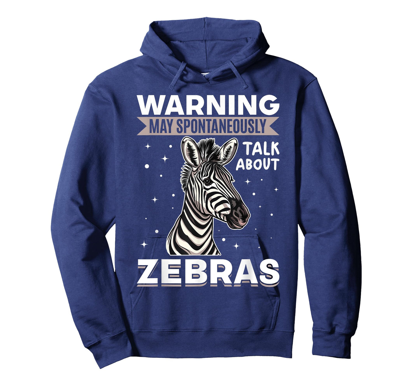 Funny Zebra Animal Warning May Spontaneously Talk About T-Shirt