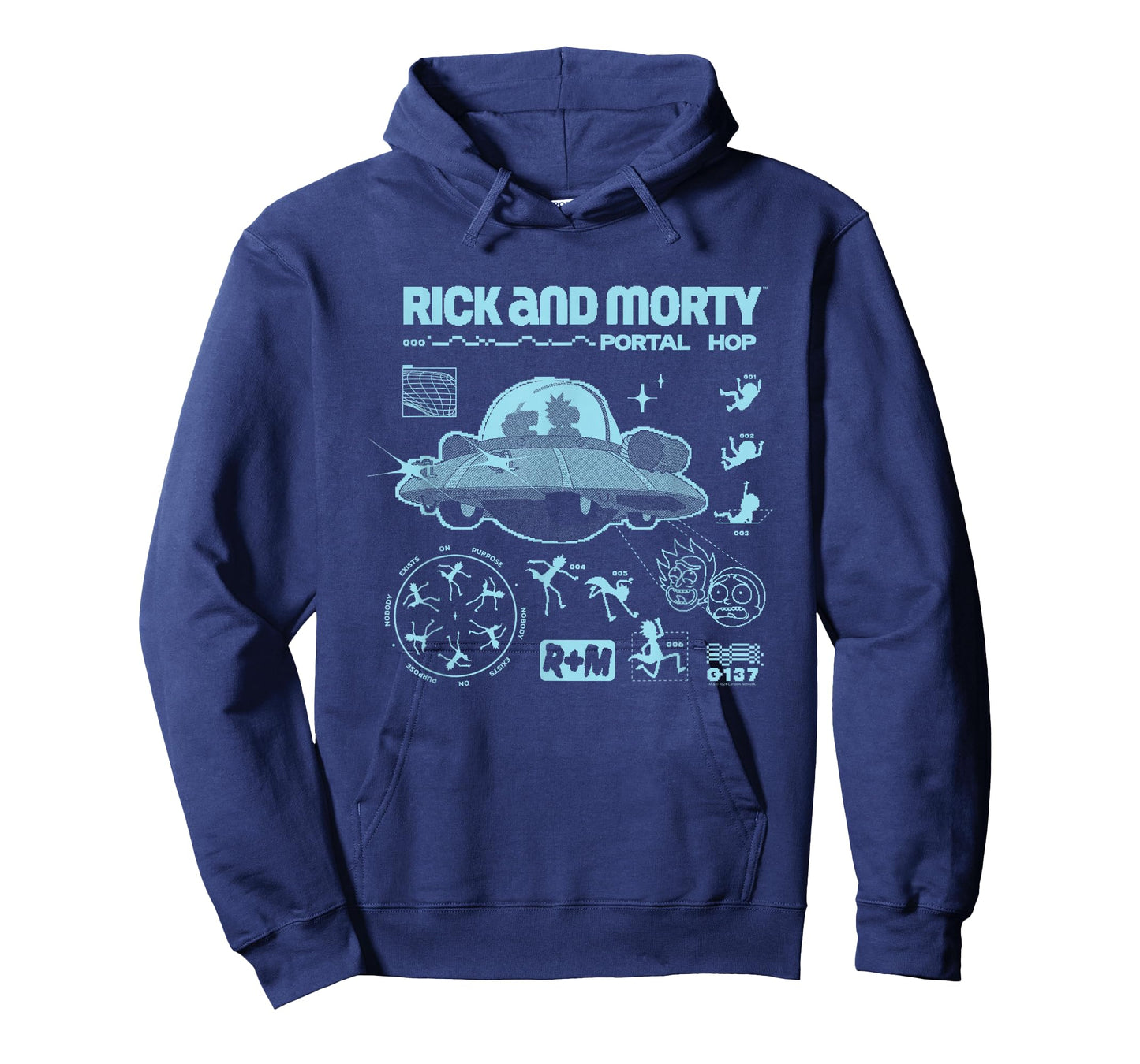 Rick and Morty Space Ship Alien Portal Hop T-Shirt