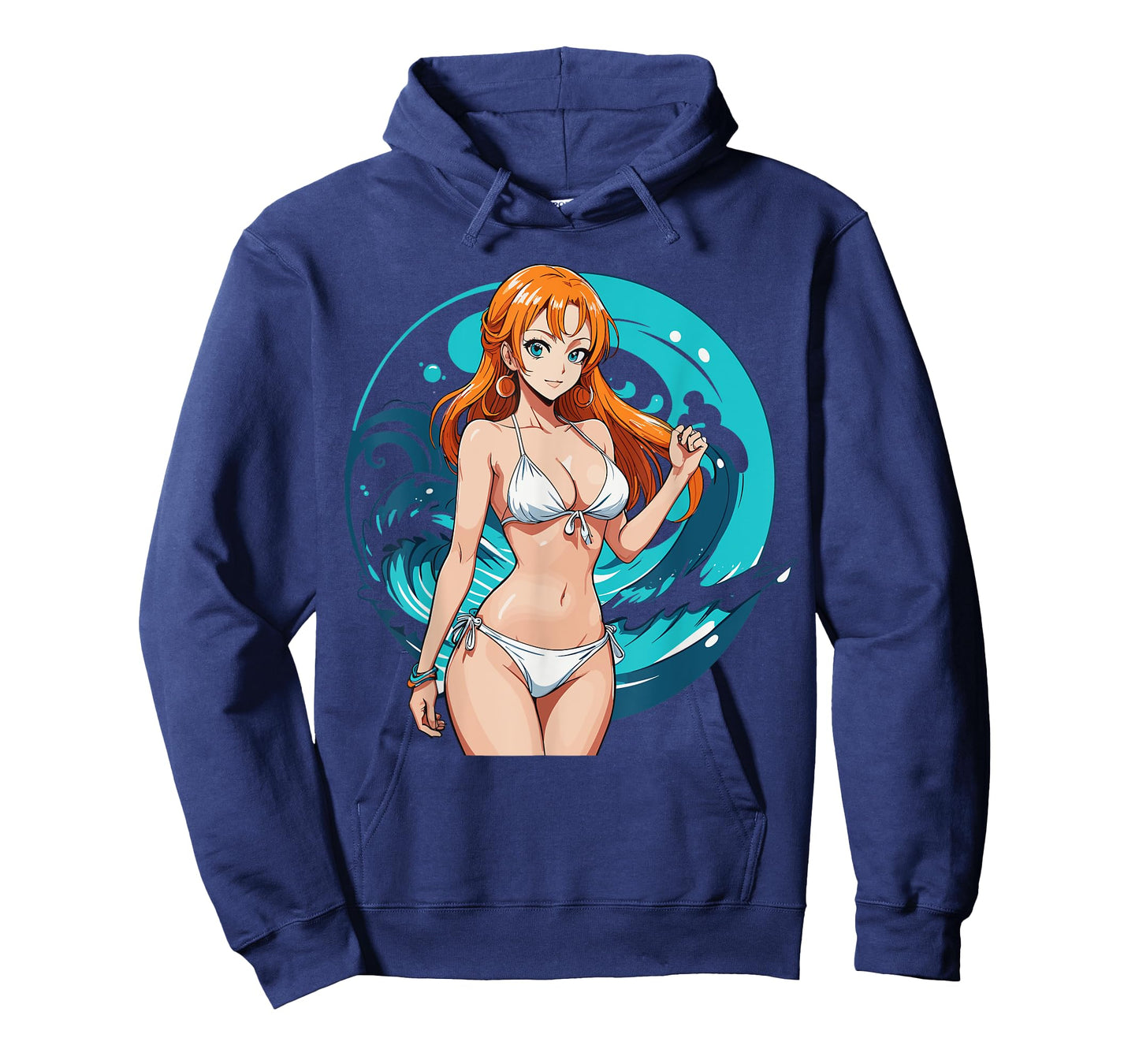 Sexy Waifu Beach Anime Girl Japanese T-Shirt