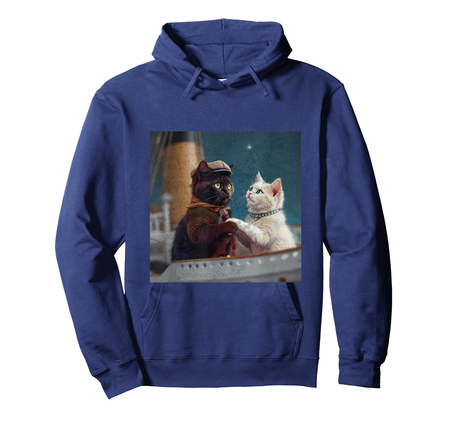 Funny Titanic Movie Cat Meme RMS Cruise Ship Men Women T-Shirt