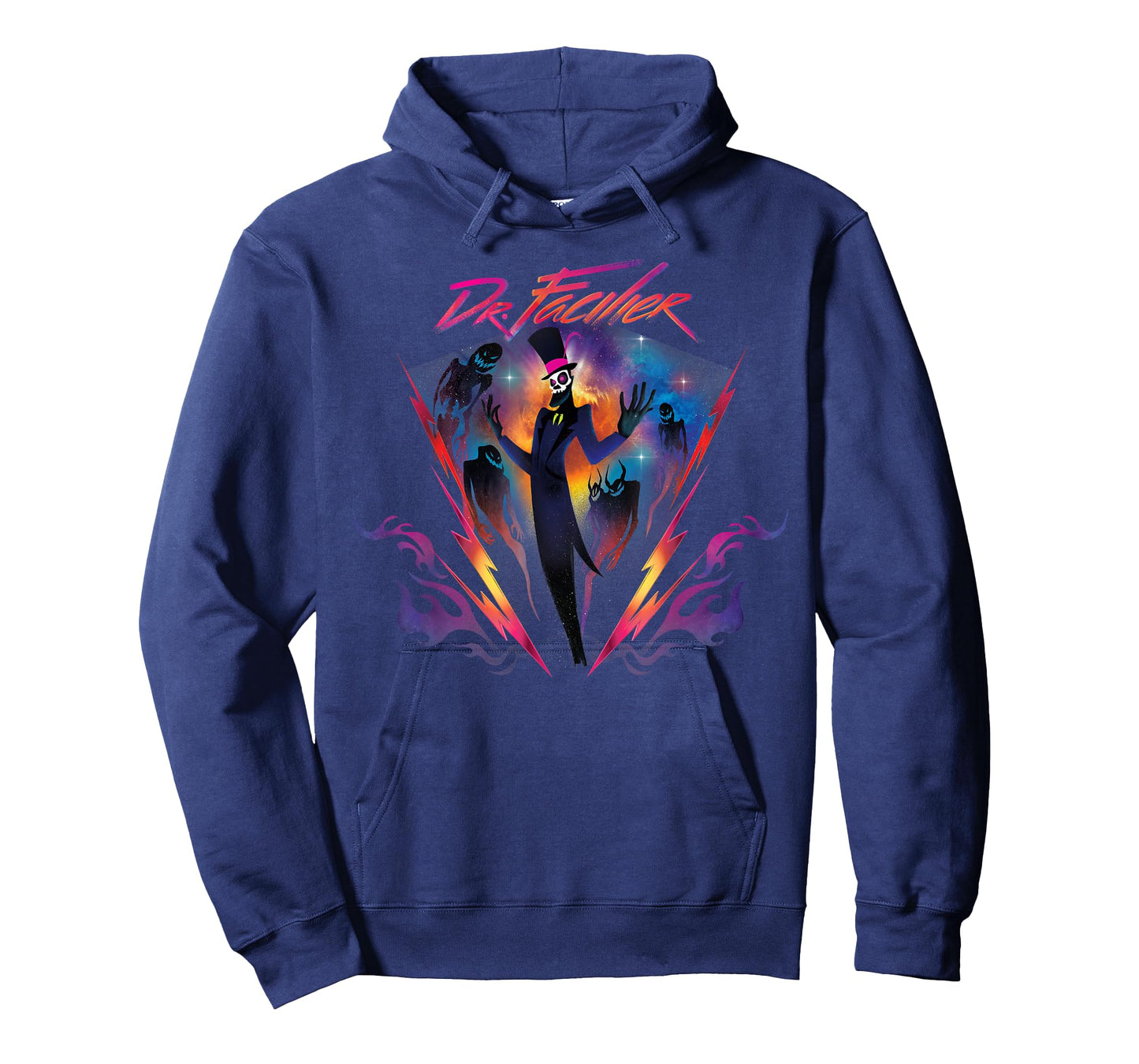 Disney Villains Dr. Facilier 90s Rock Band Neon T-Shirt