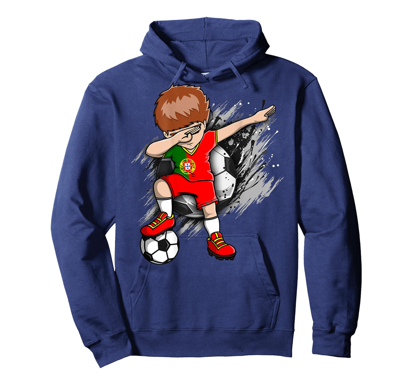 Dabbing Soccer Boy Portugal Jersey Portuguese Football Lover T-Shirt