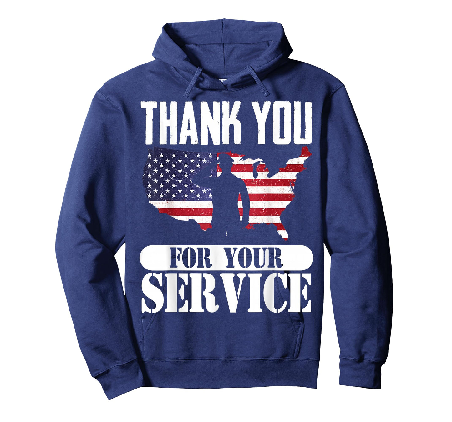 Thank You for Your Service Patriotic Veterans Day T-Shirt Small