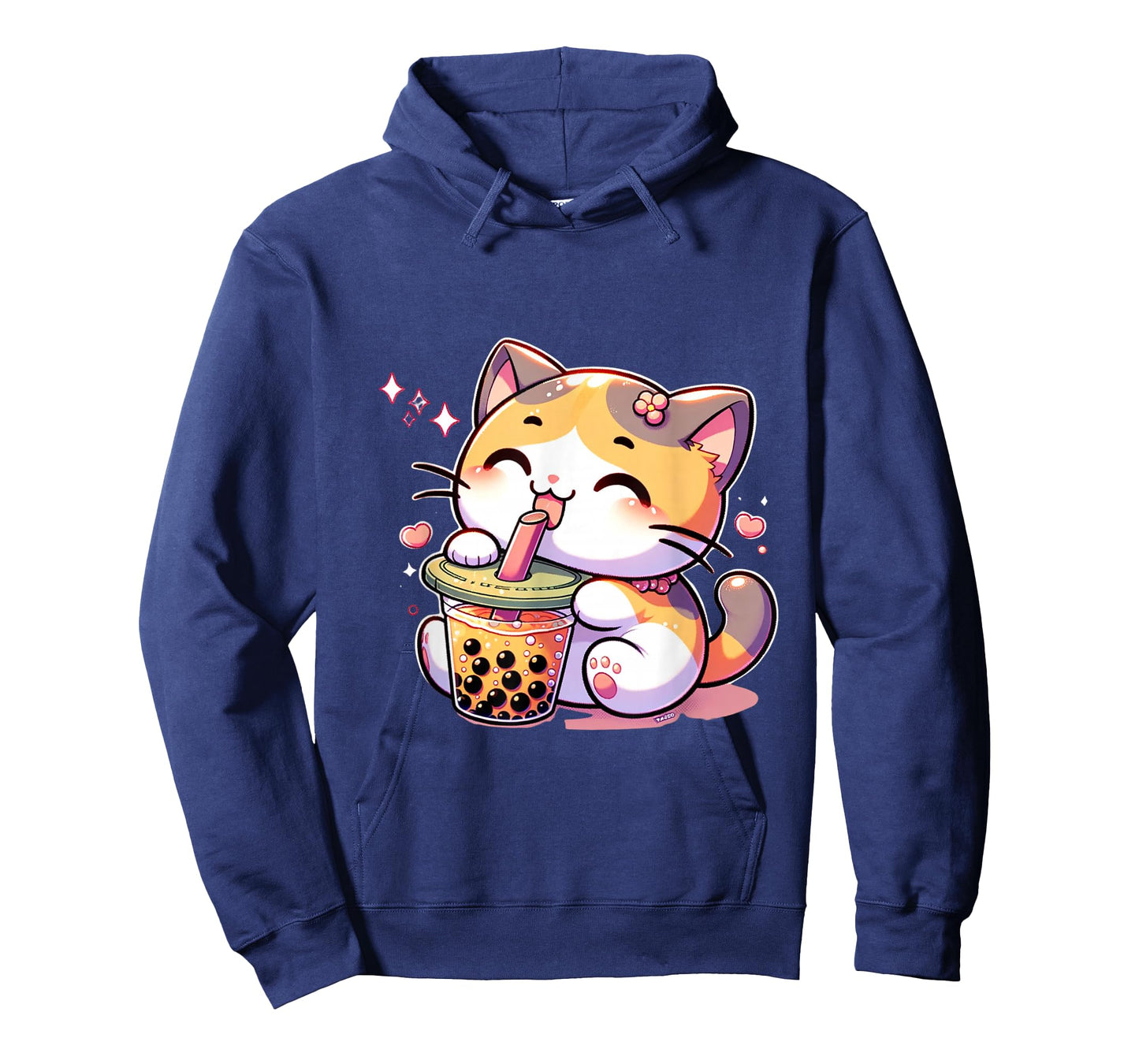 Cat Boba Tea Bubble Tea Anime Kawaii Neko Kids Teen Children T-Shirt