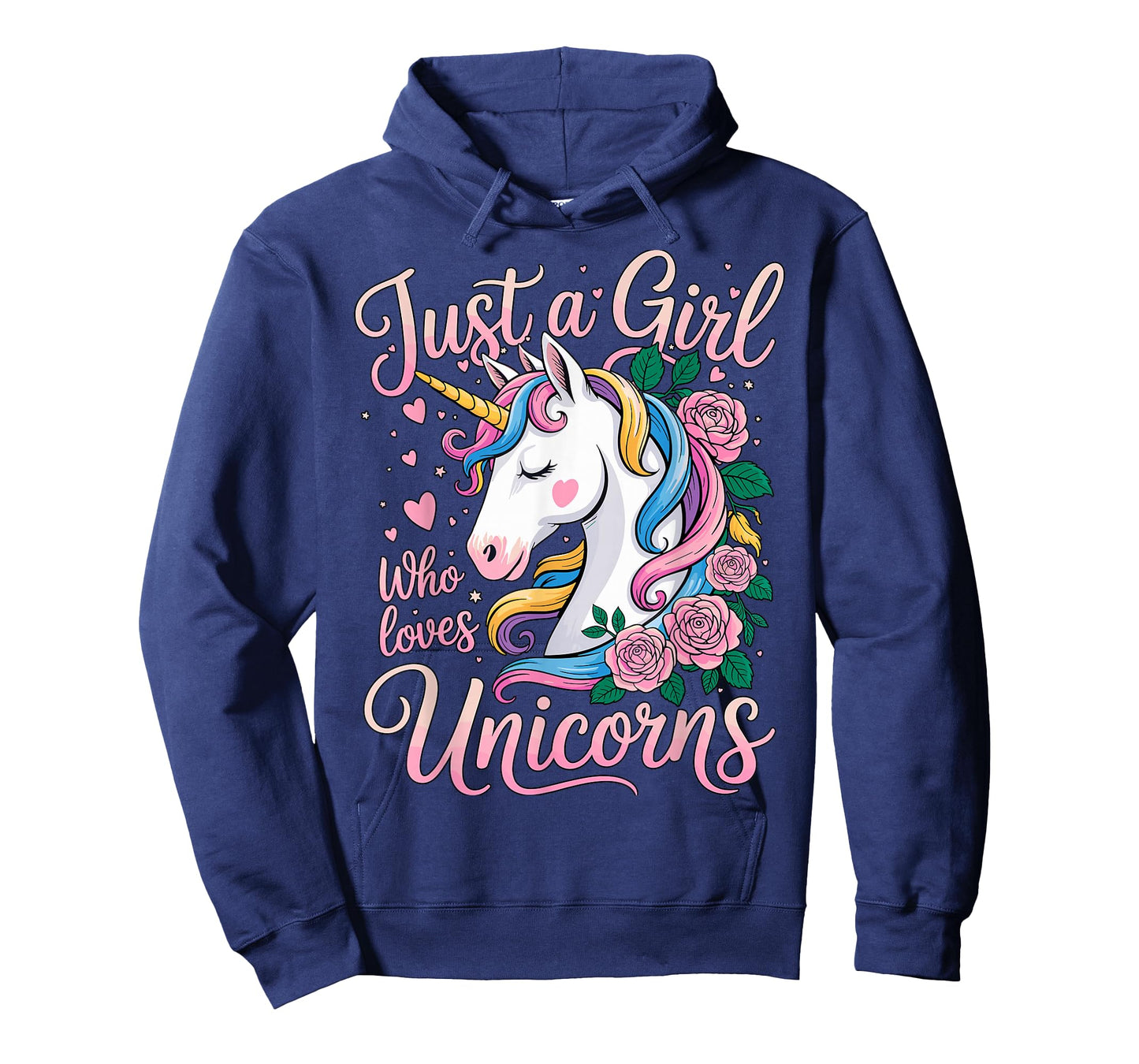 Unicorn Cute Just a Girl Who Loves Unicorns T-Shirt
