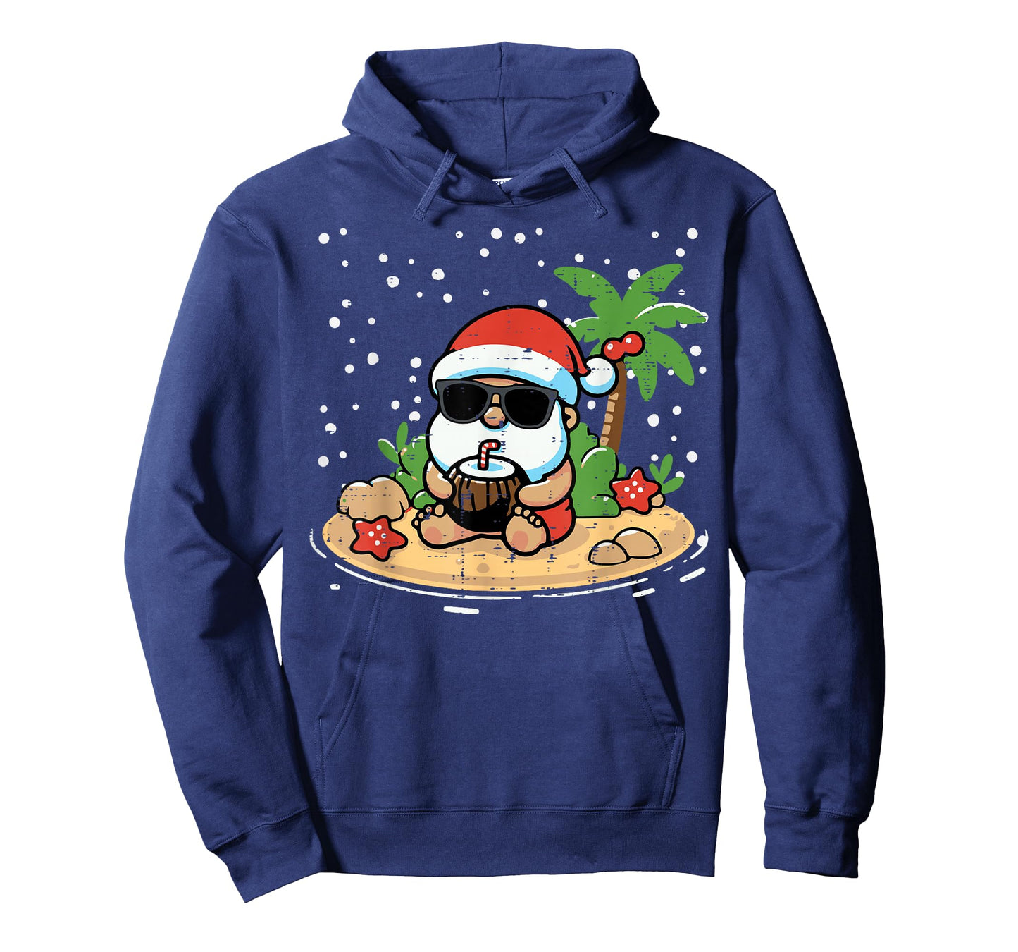 Christmas Santa Beach Xmas Tropical Hawaii Men Women Kids T-Shirt