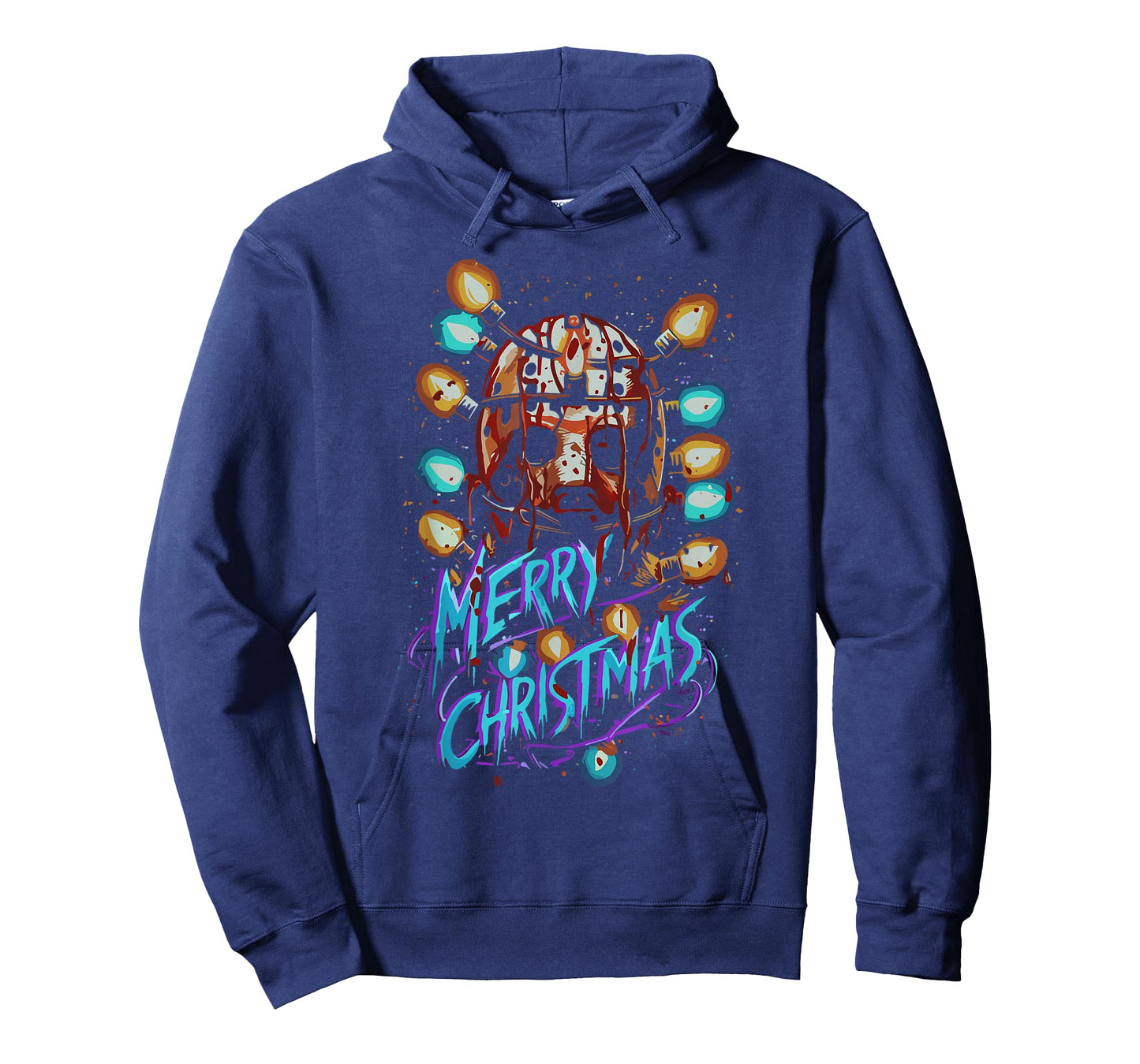 Merry Christmas Festive Slasher Candy Cane Menace T-Shirt