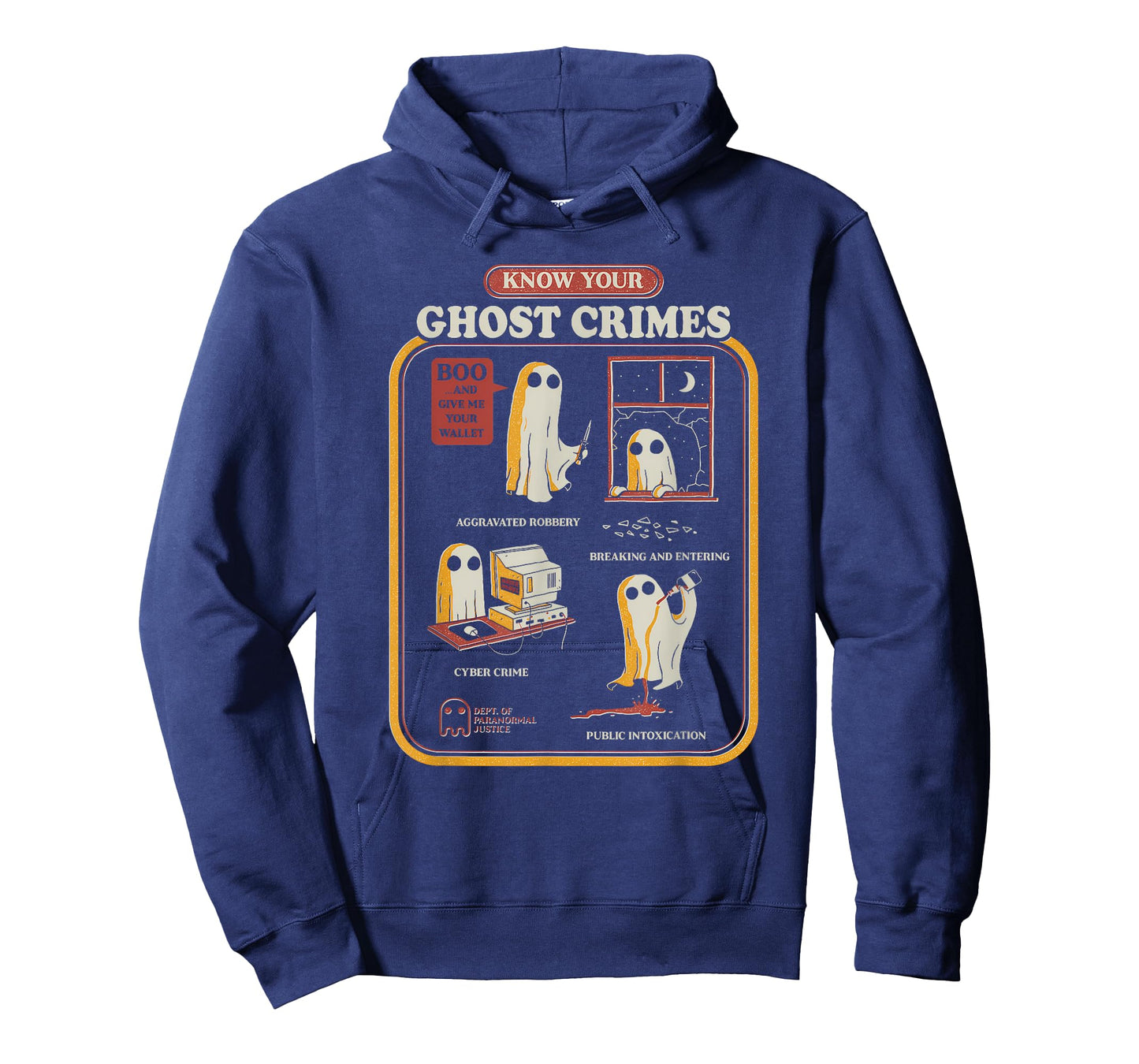 Know Your Ghost Crimes Funny Halloween T-Shirt