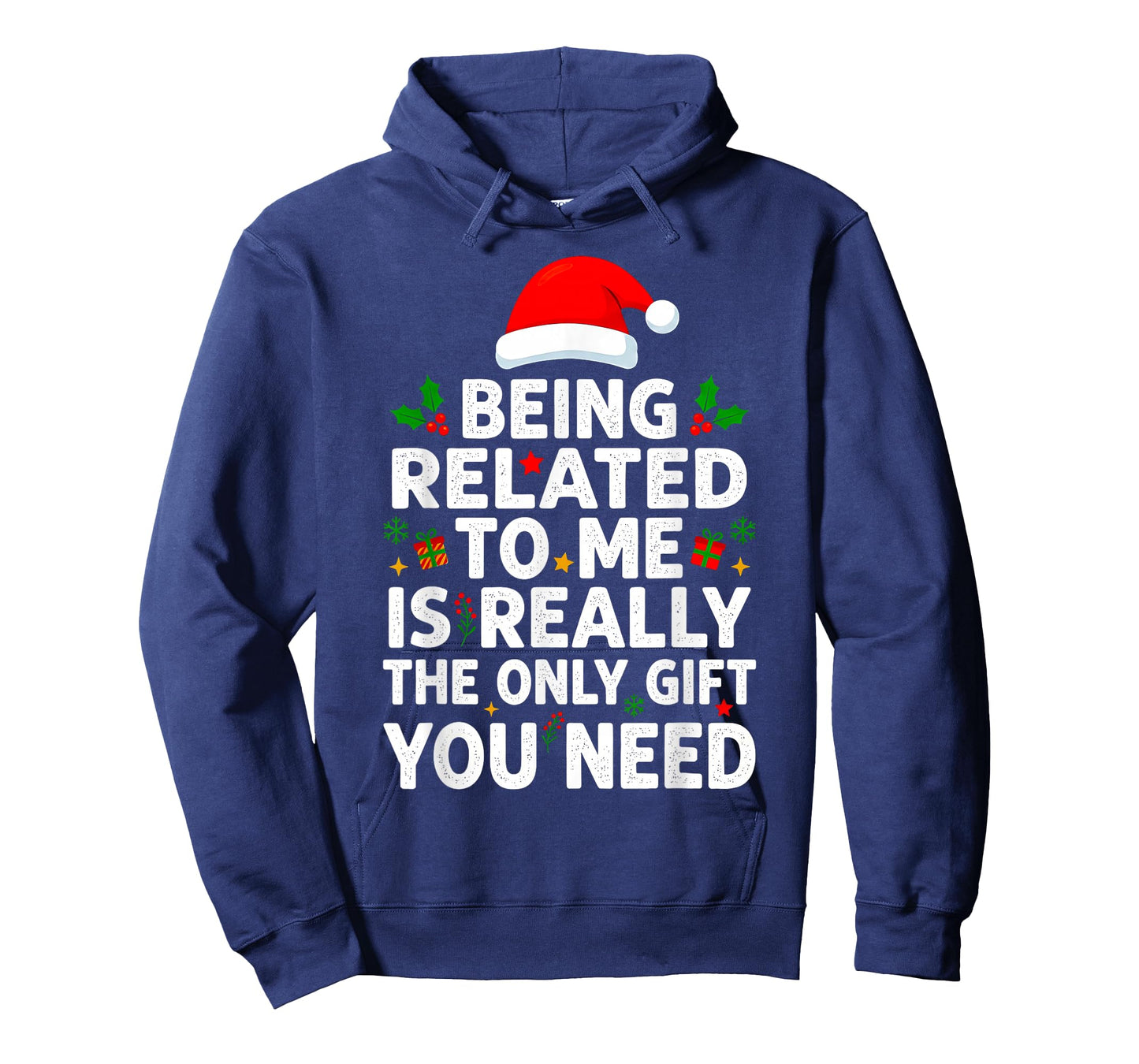 Being Related to Me Funny Christmas Family Xmas Pajamas T-Shirt