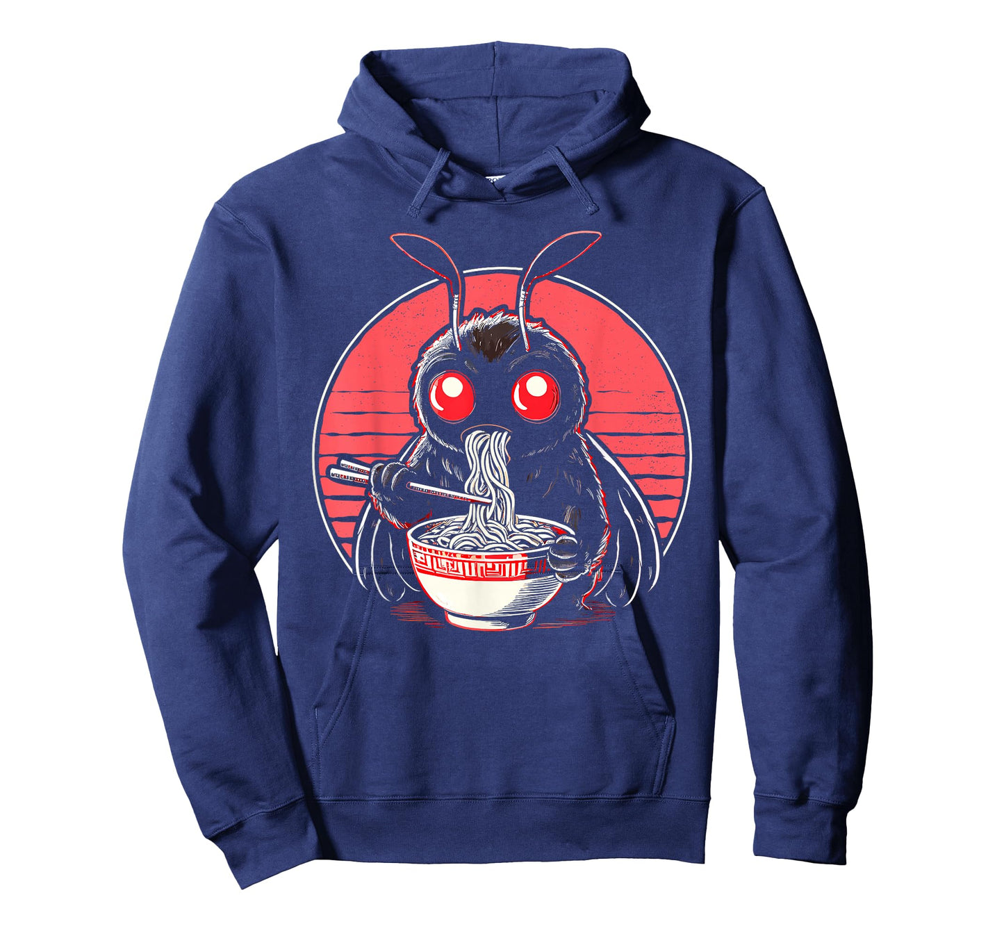 Retro Mothman Ramen Kawaii Japanese Noodles T-Shirt