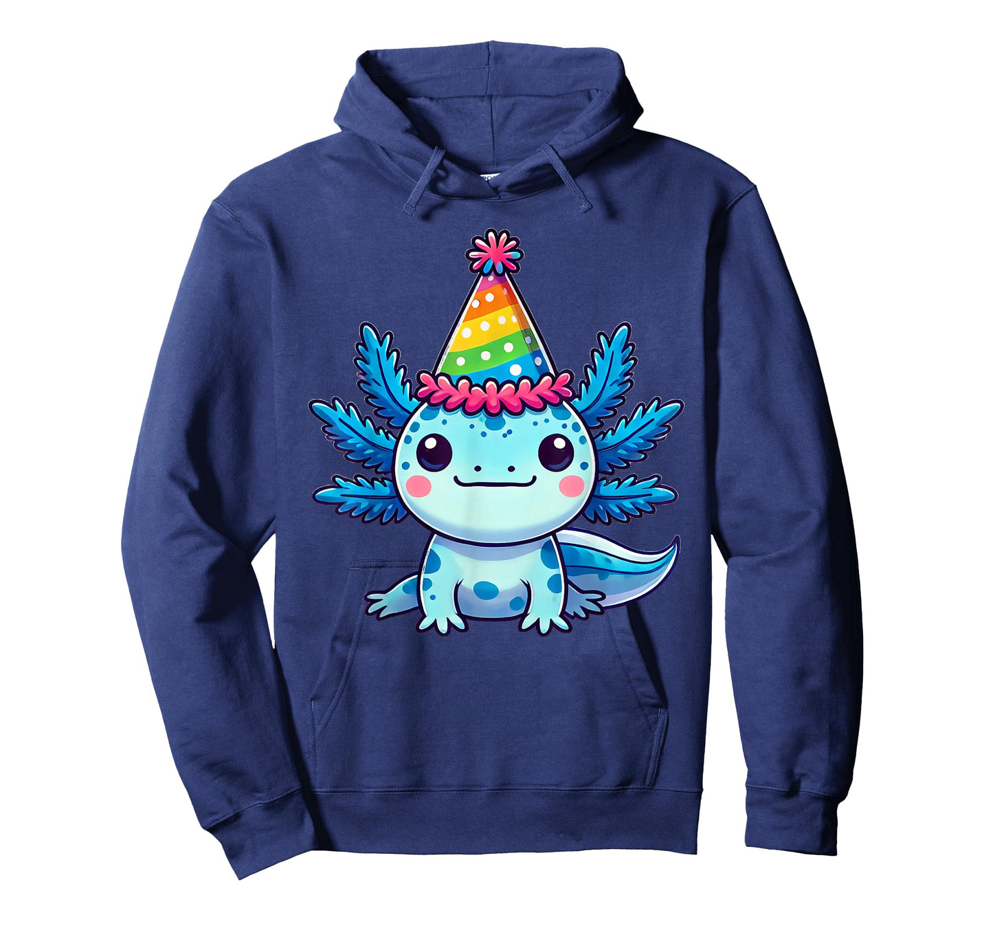 Anime Kawaii Axolotl Birthday Party Hat T-Shirt