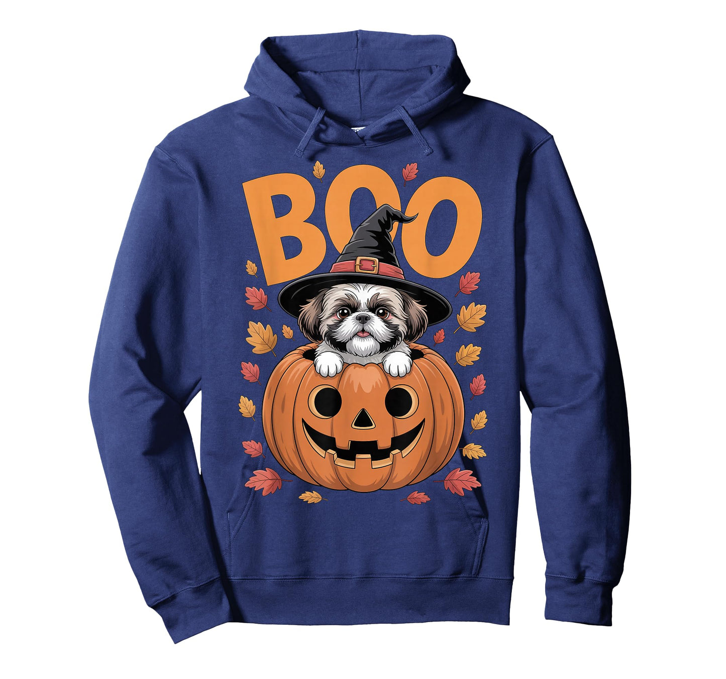 Shih Tzu Costume on Pumpkin Halloween Shih Tzu T-Shirt