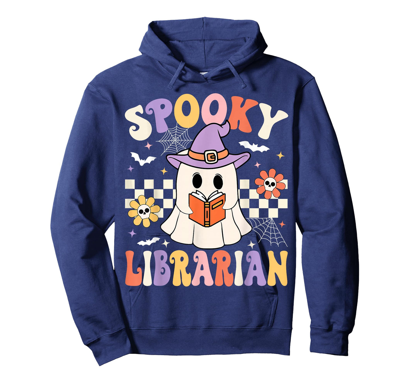 Groovy Spooky Librarian Halloween Library ghost Librarian T-Shirt
