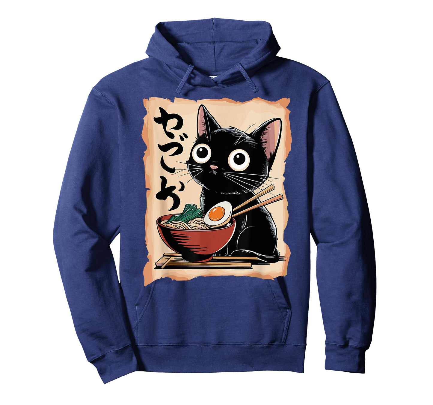 Funny Cat Ramen Noodle Japanese Kawaii Anime Otaku Style T-Shirt