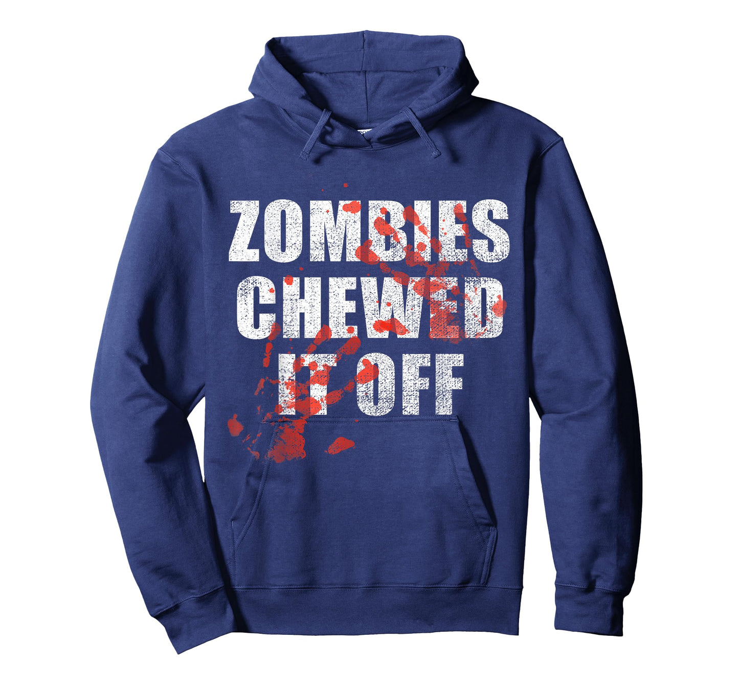 Zombies Chewed It Off fun Arm leg Amputee Horror Movie tee T-Shirt