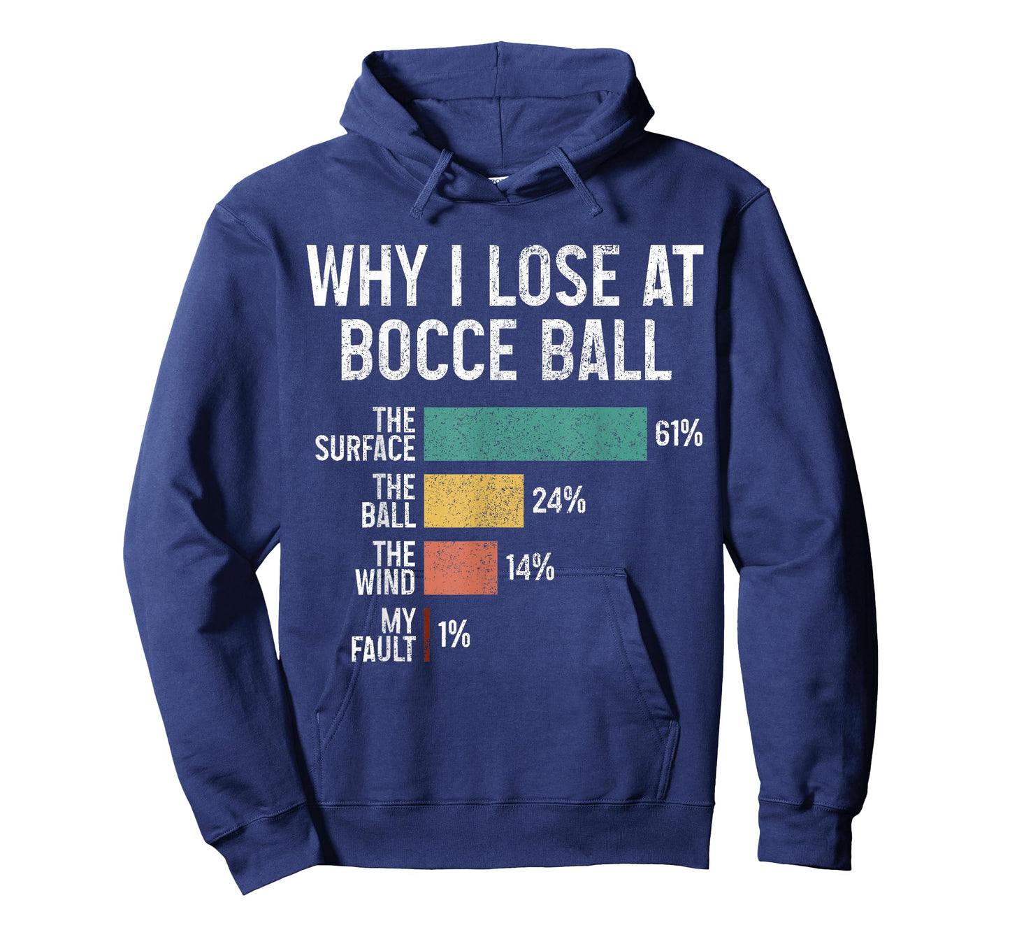 Bocce Ball Funny Why I Lose At Bocce Ball Vintage T-Shirt