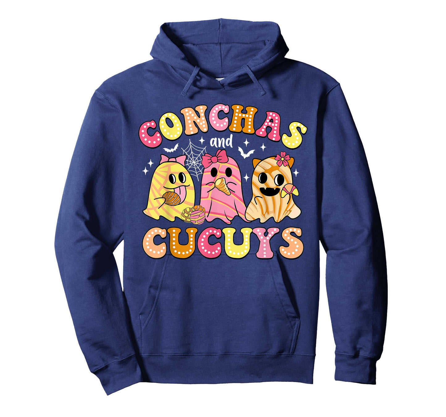 Conchas And Cucuys Ghost Mexican Spanish Halloween T-Shirt