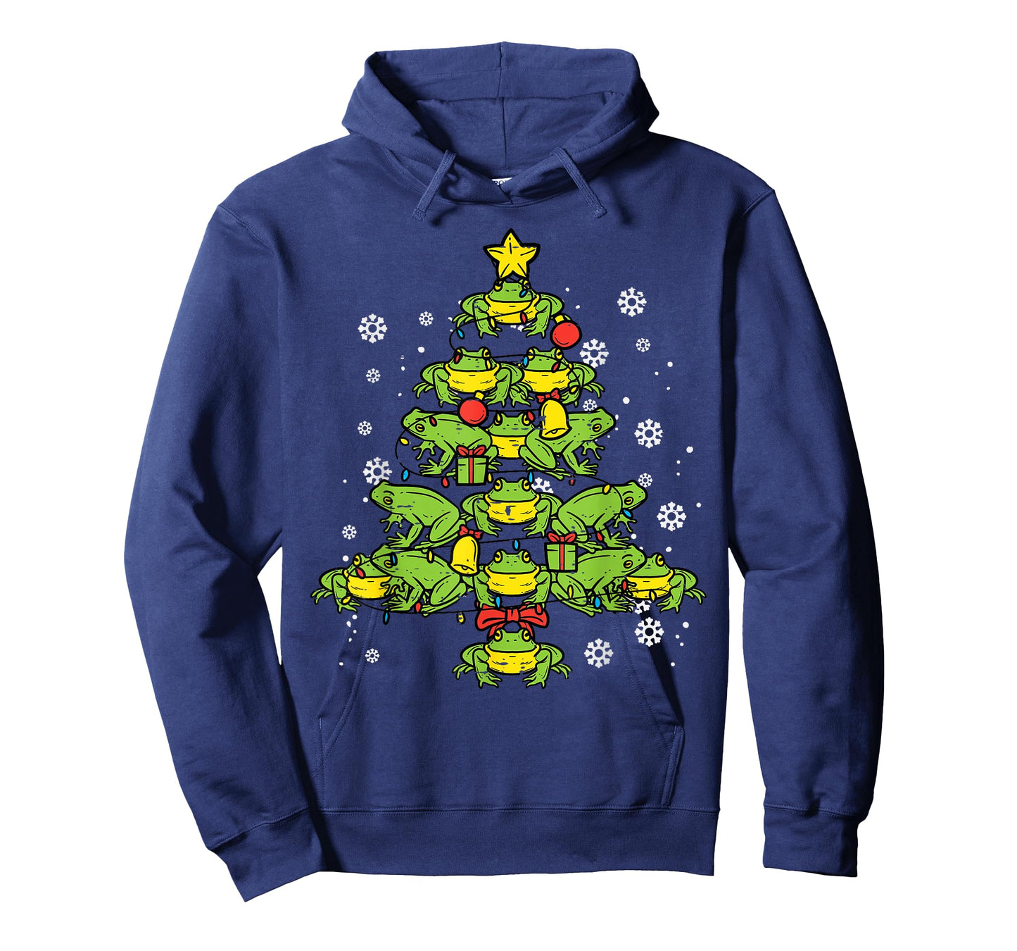 Frogs Christmas Tree Animal Xmas Women Men Kids T-Shirt