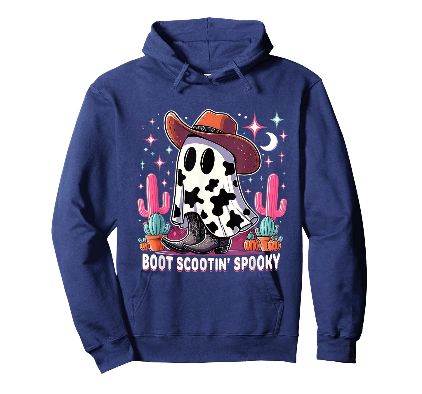 Cowboy Ghost Boot Scootin Spooky Western Vibes T-Shirt