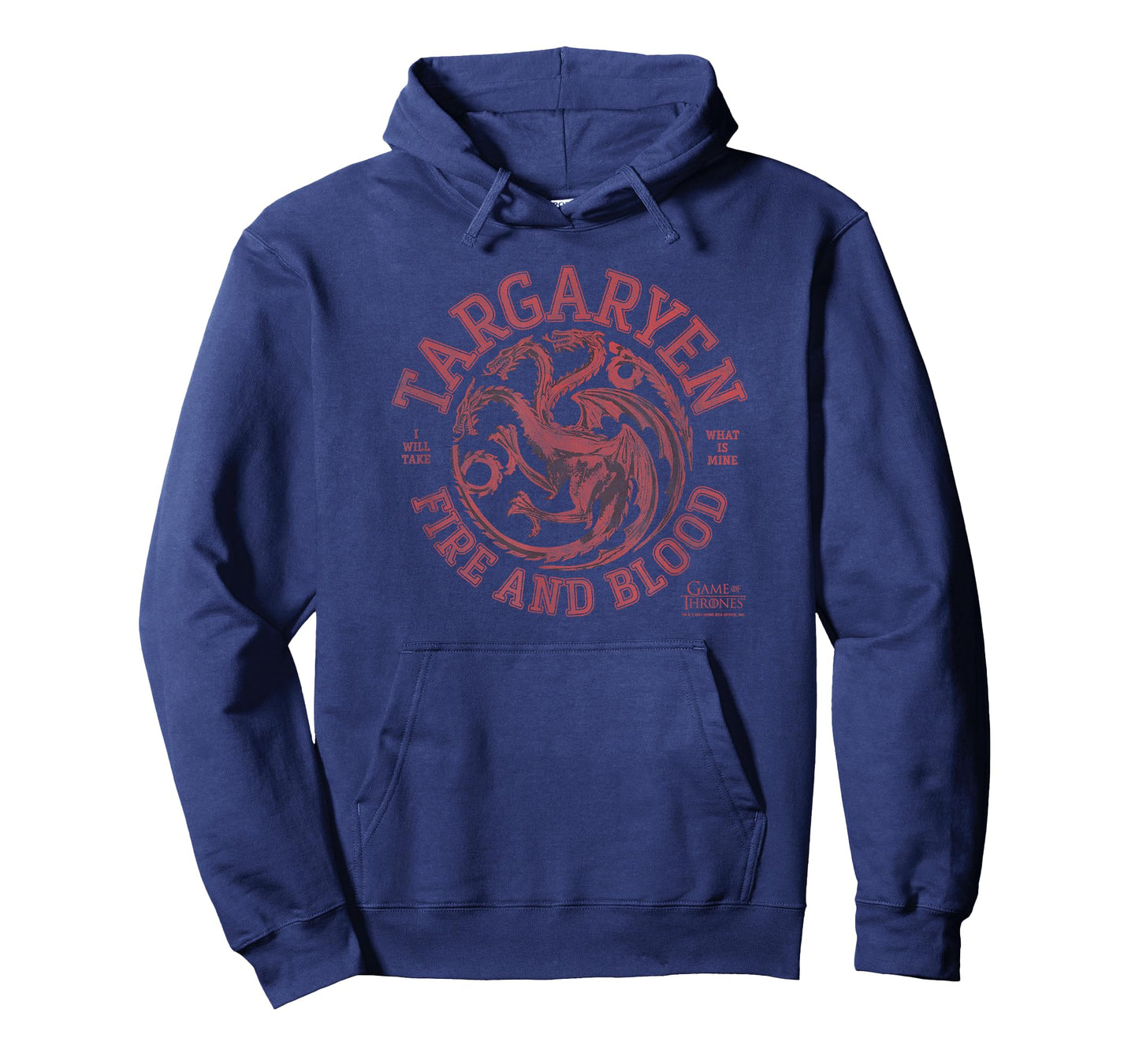 Game Of Thrones Targaryen Fire And Blood Dragon Logo T-Shirt