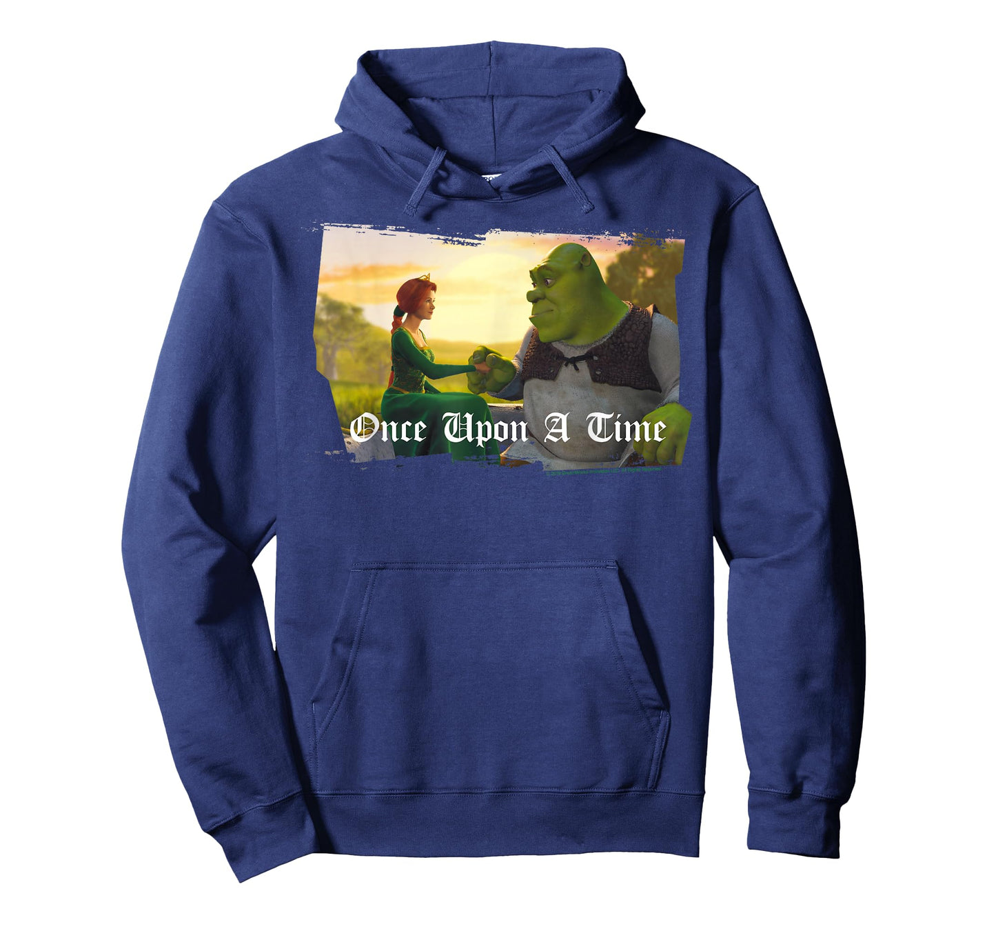 Shrek Fiona & Shrek Once Upon A Time Text Poster T-Shirt