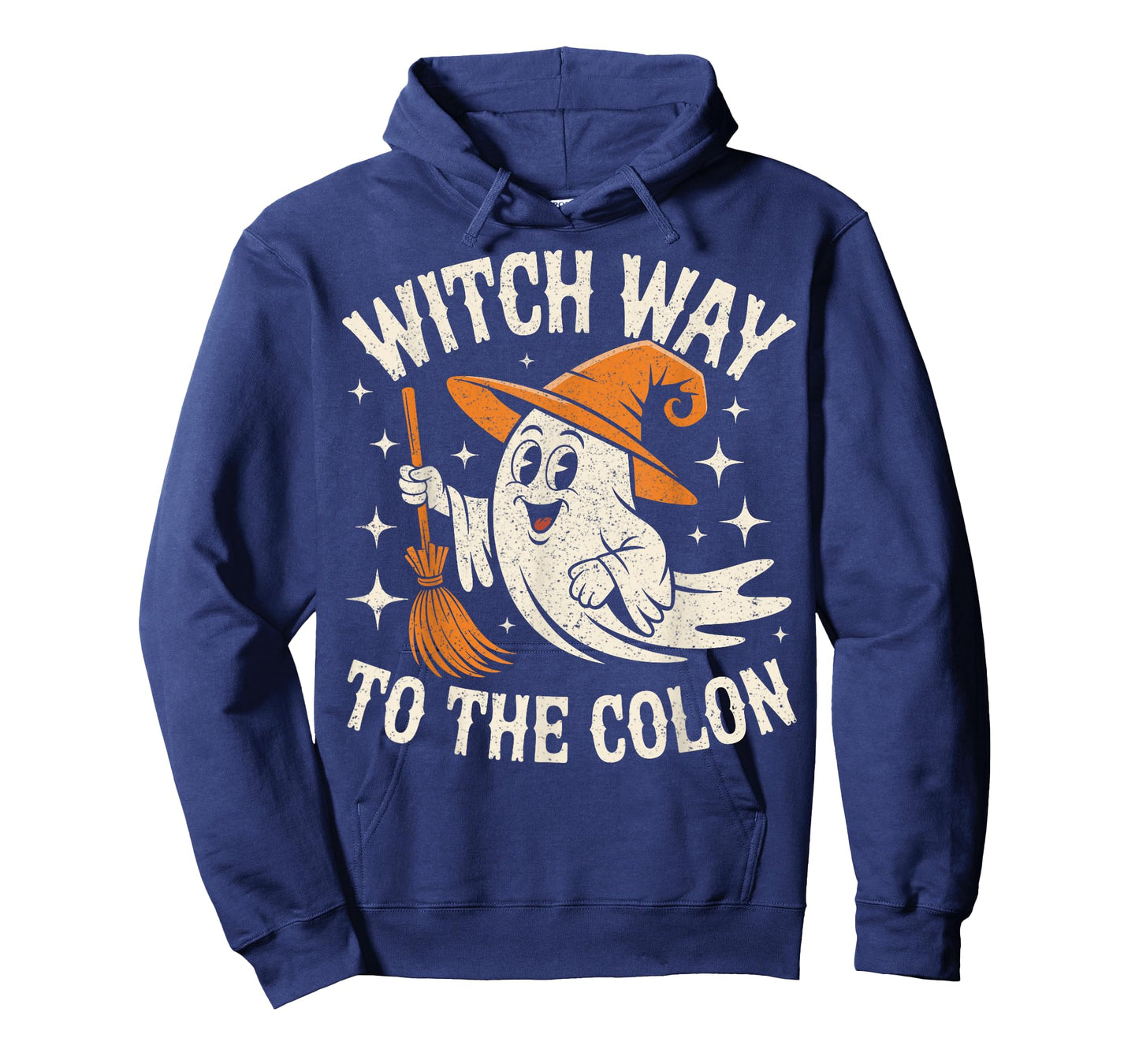 Witch Way To The Colon Cute Ghost Endoscopy Nurse Halloween T-Shirt