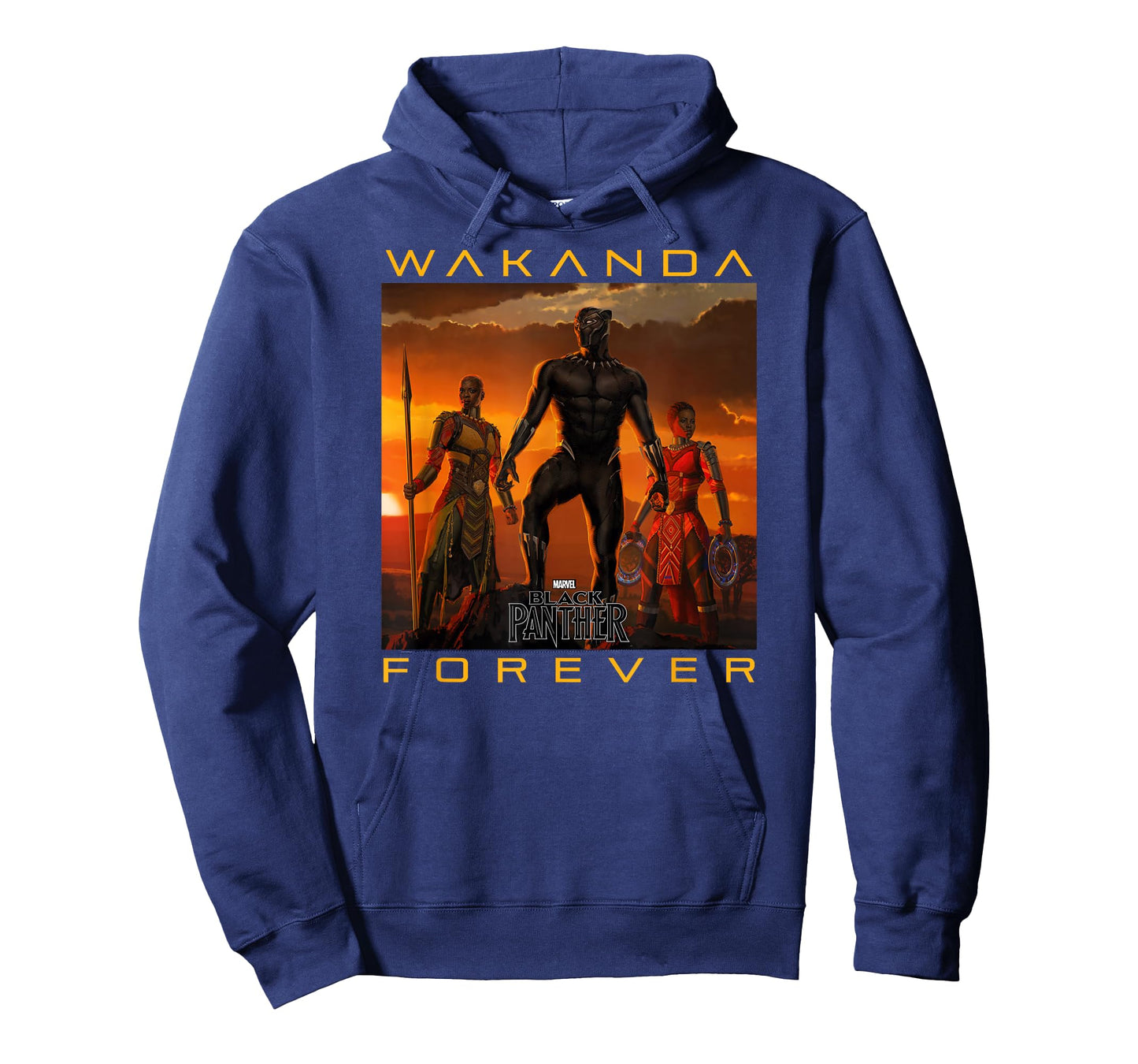 Marvel Black Panther Movie Wakanda Forever T-Shirt Small