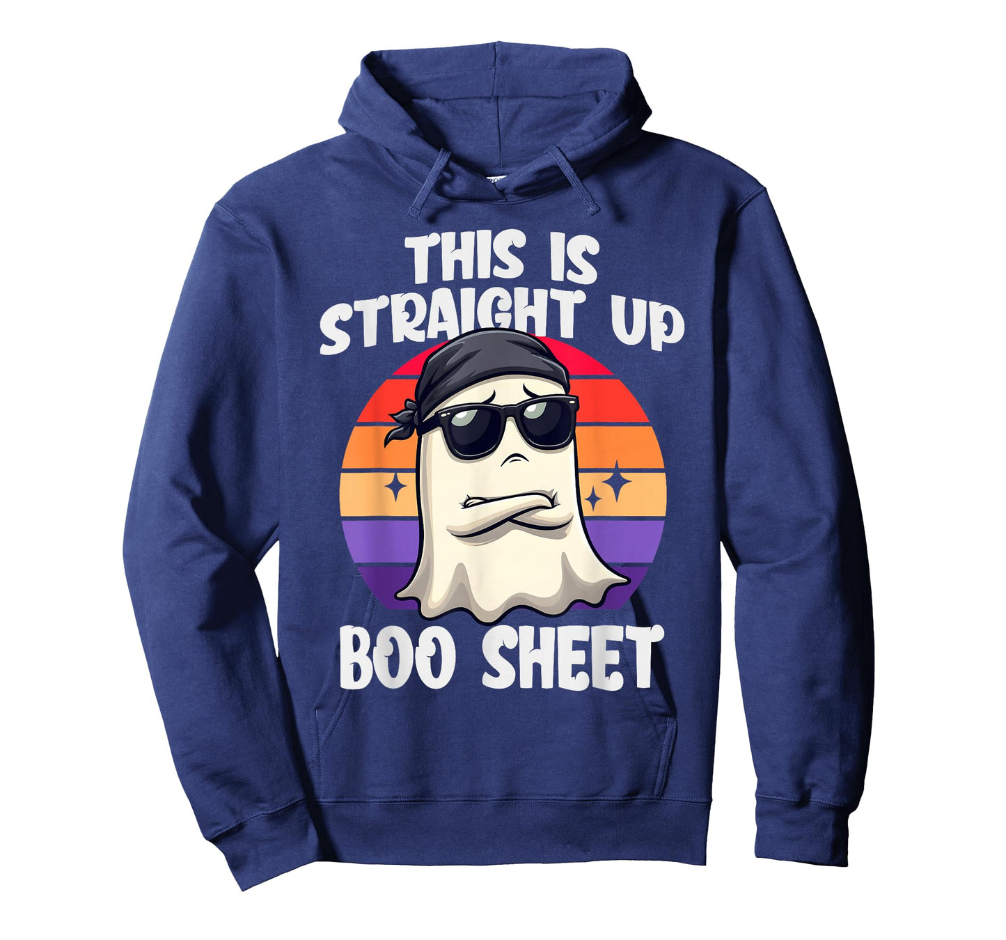 This Is Straight Up Boo Sheet Sarcastic Ghost Halloween Boys T-Shirt