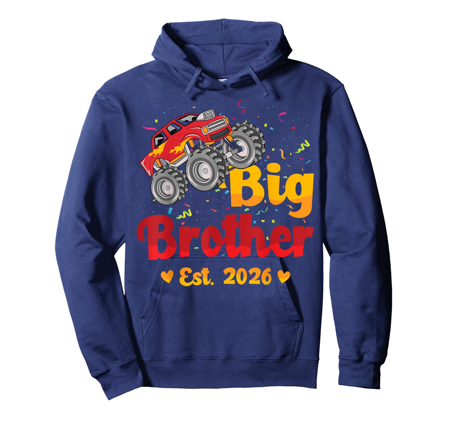 Promoted to Big Brother 2026 Monster Truck Baby Announcement T-Shirt